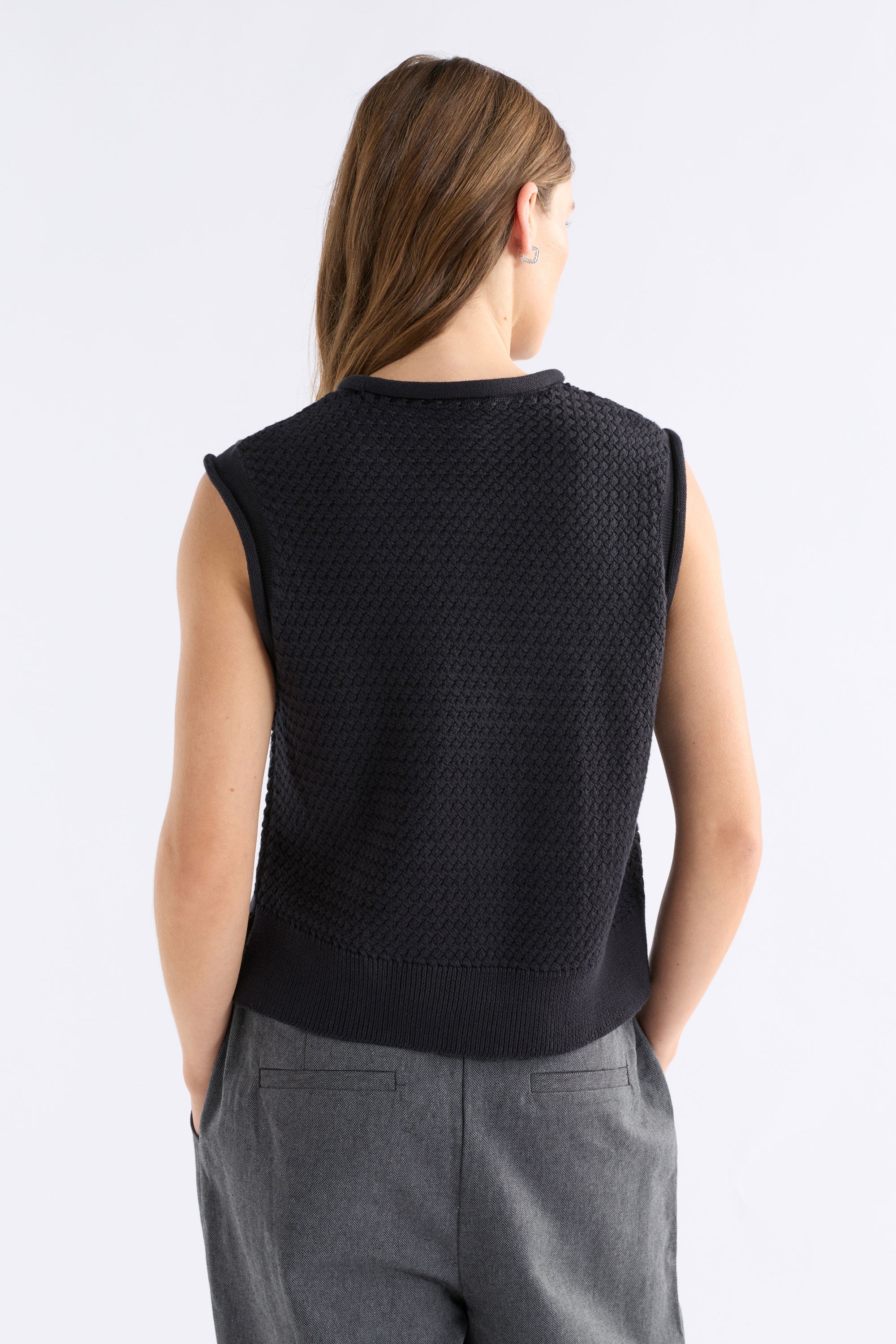 Naya Knit Vest - Black COMING SOON