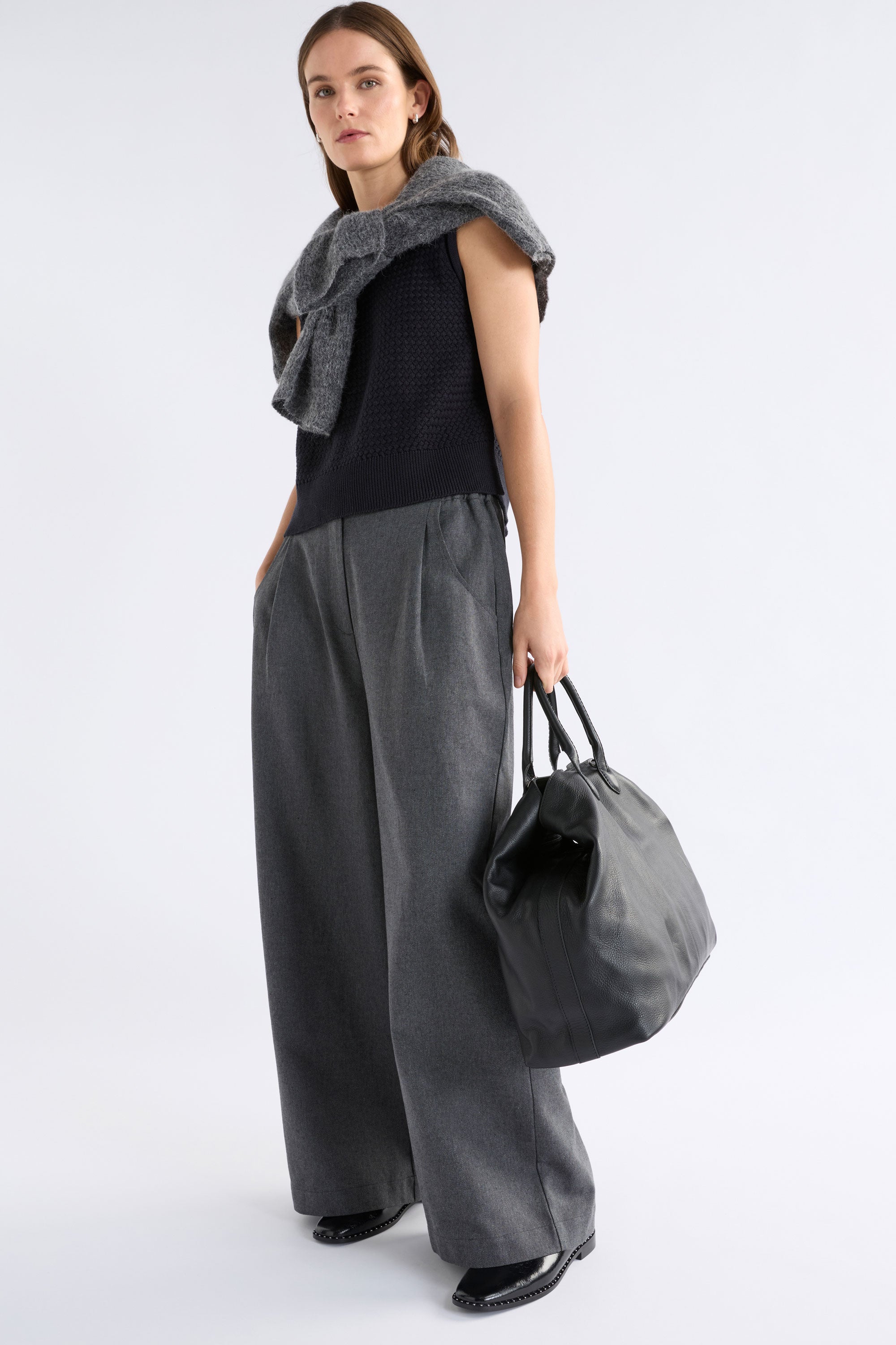 Naya Knit Vest - Black COMING SOON