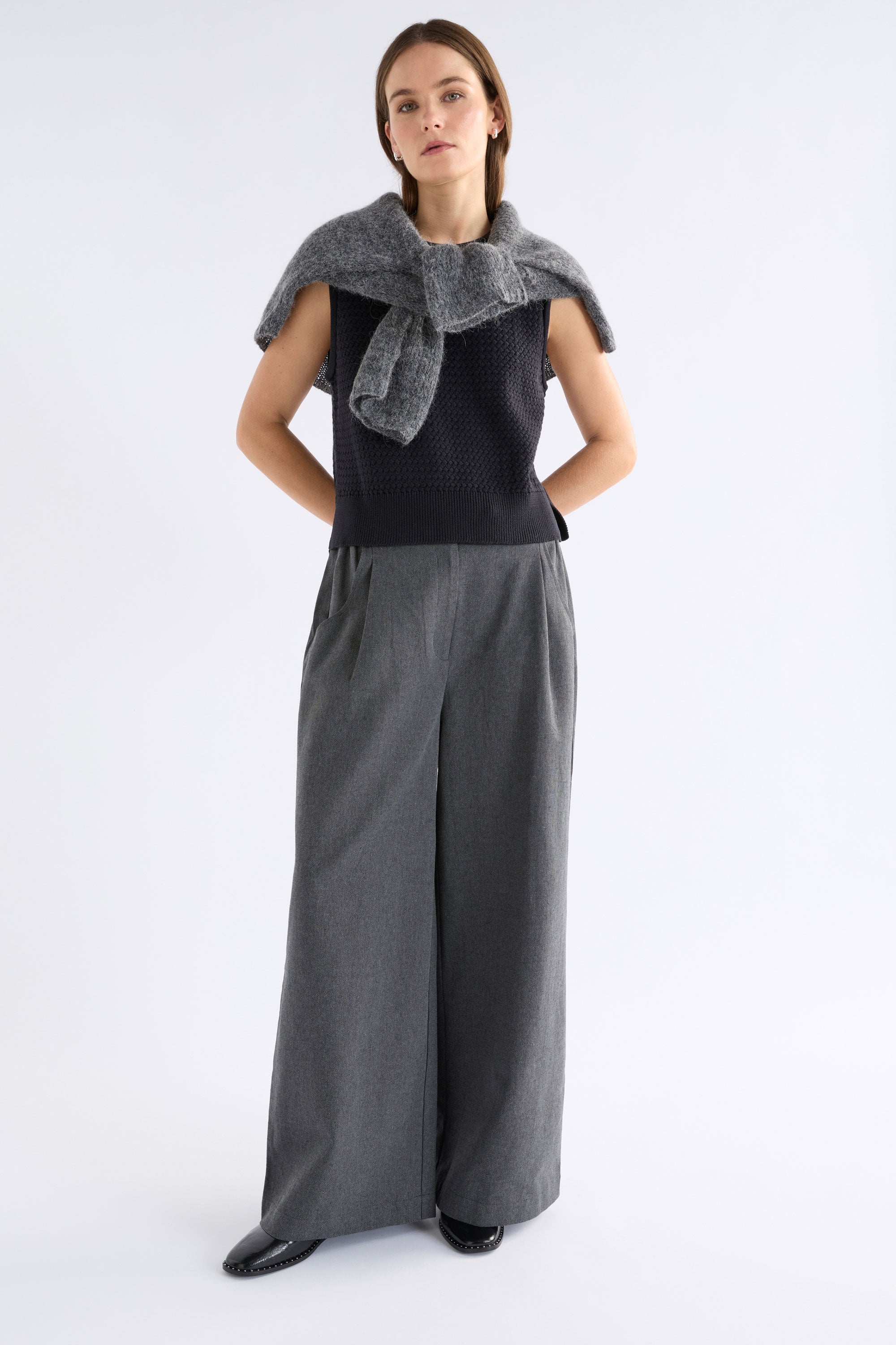 Naya Knit Vest - Black COMING SOON
