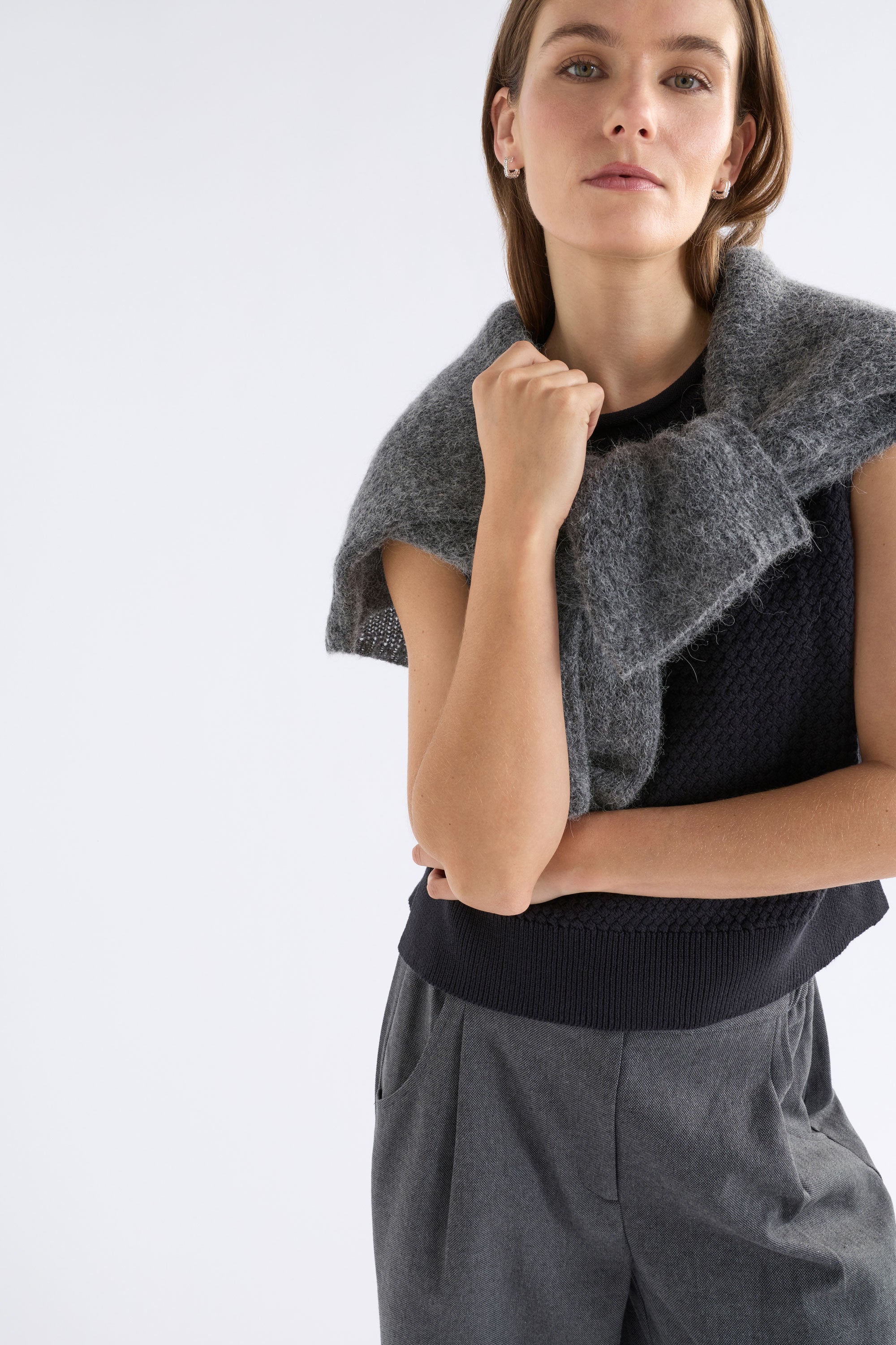 Naya Knit Vest - Black COMING SOON