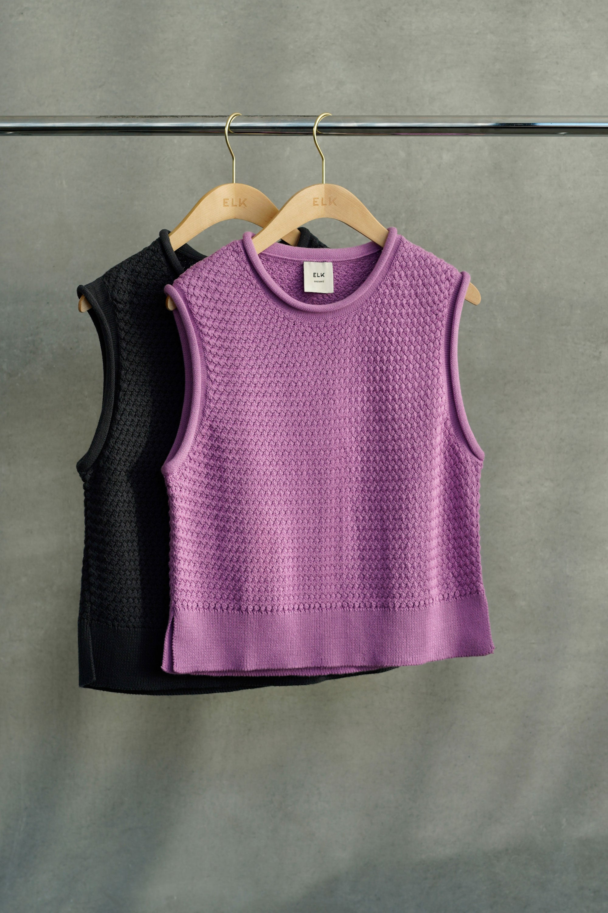 Naya Knit Vest - Violet COMING SOON