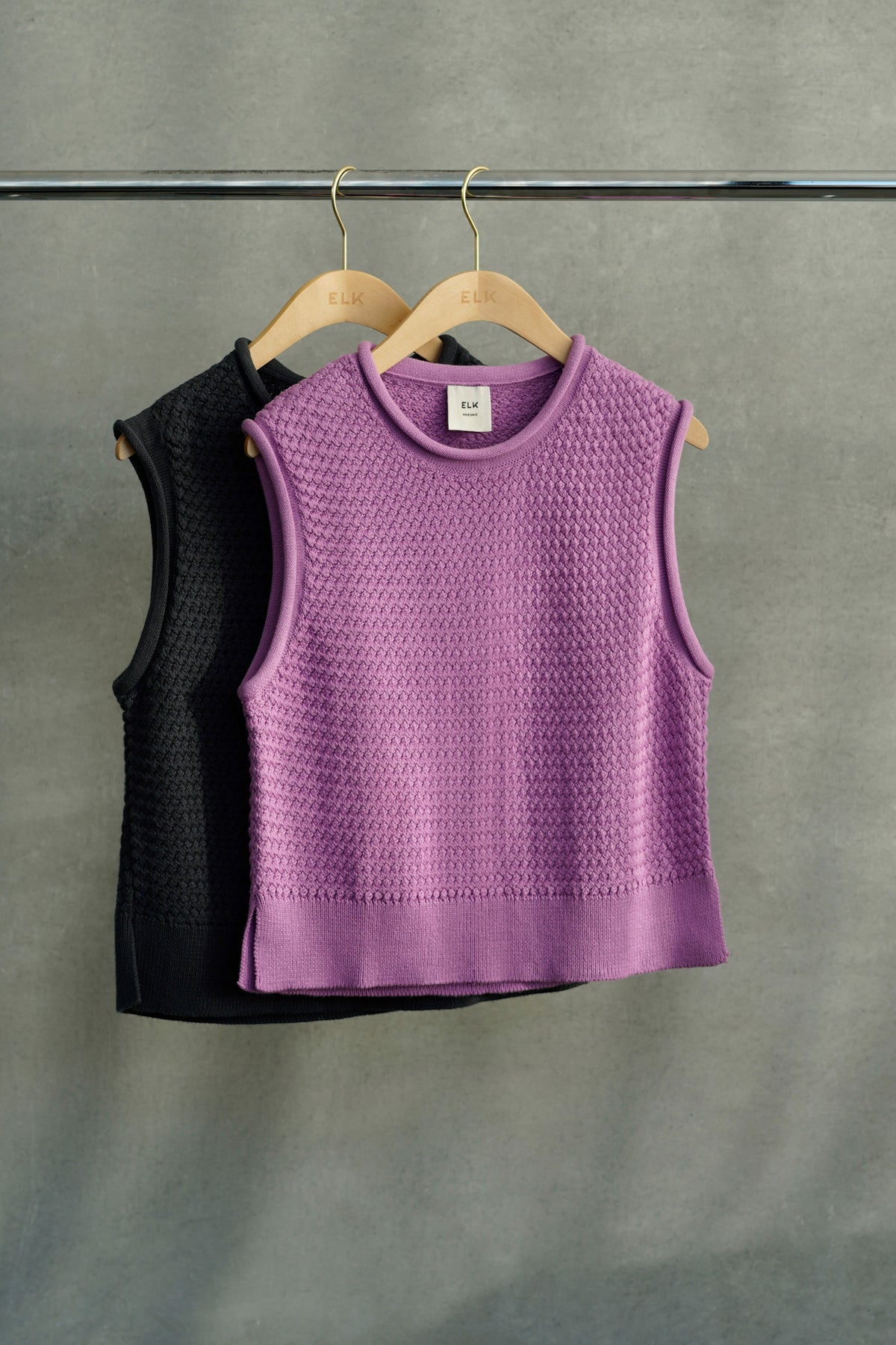 Elk Naya Knit Vest - Violet