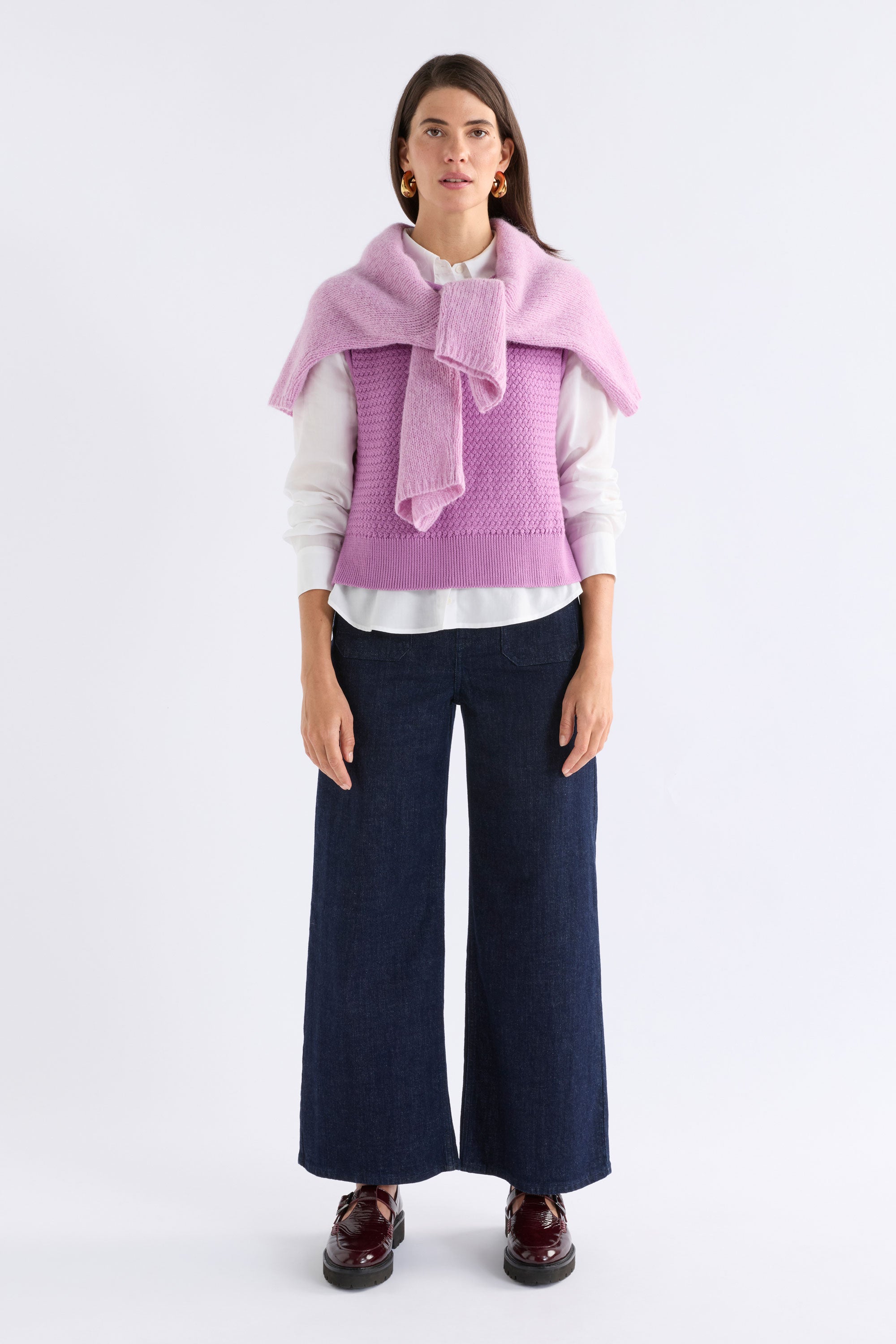 Naya Knit Vest - Violet COMING SOON