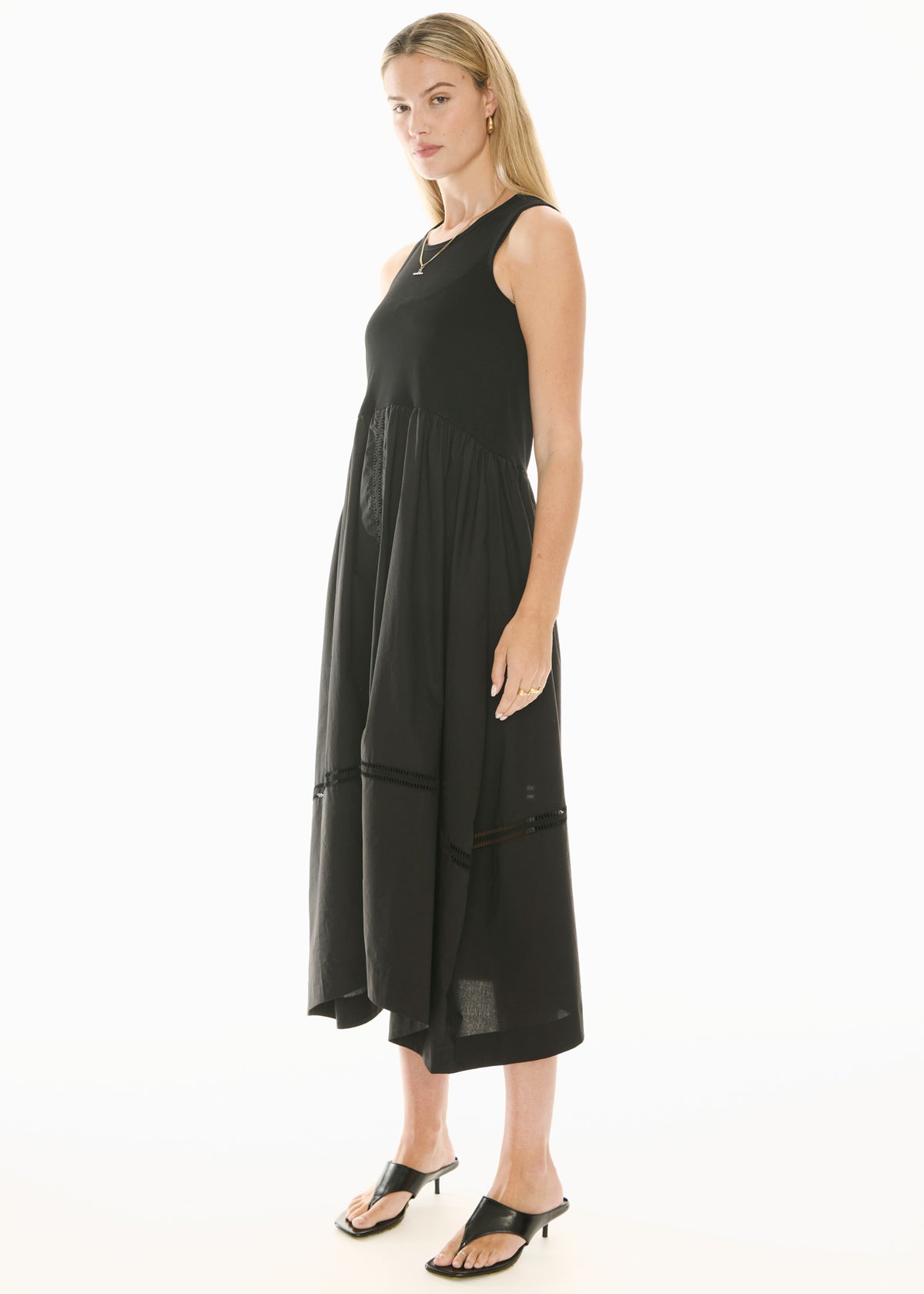 Pol Orlo Lace Tank Dress - Black