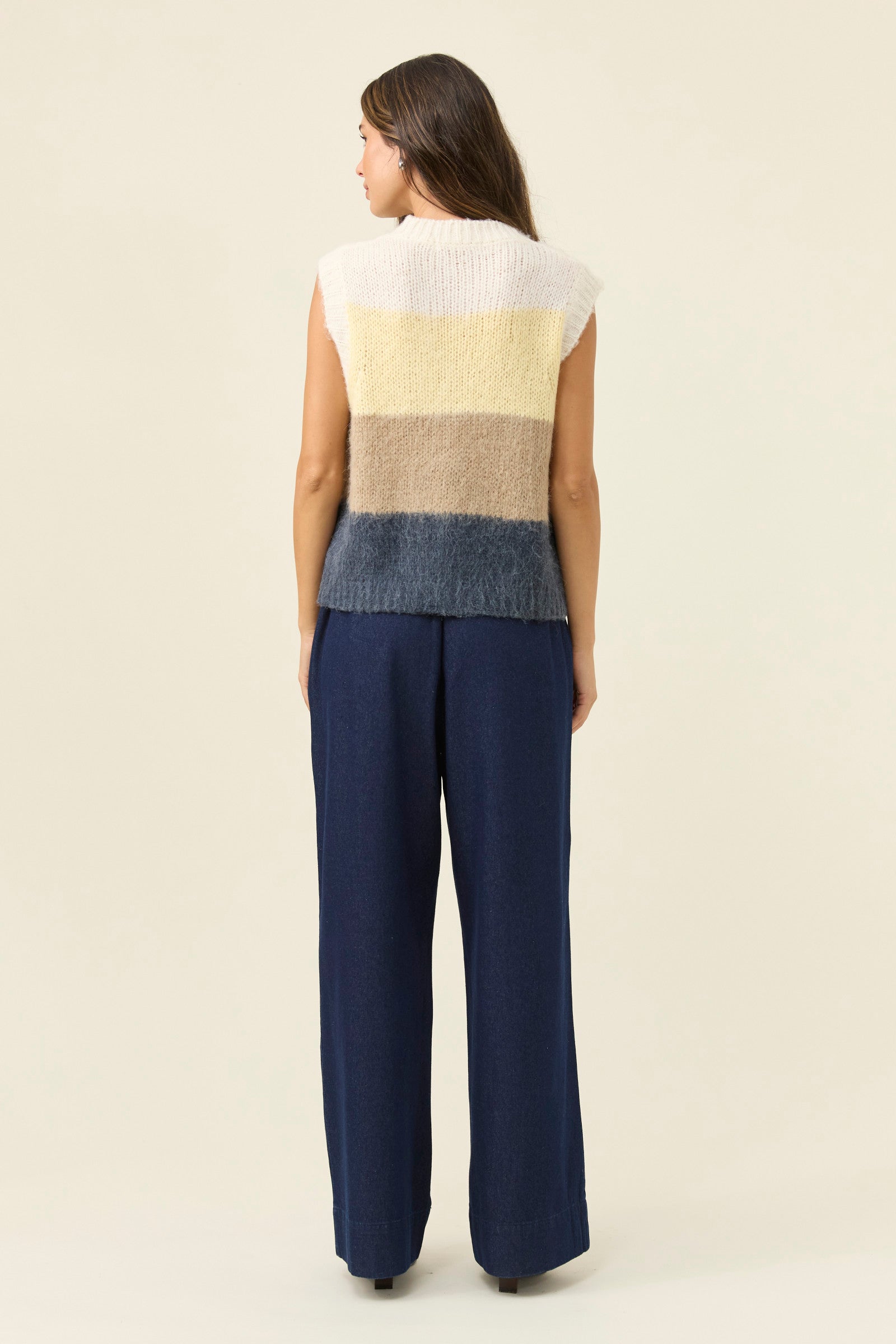 Pallas Stripe Knit Vest