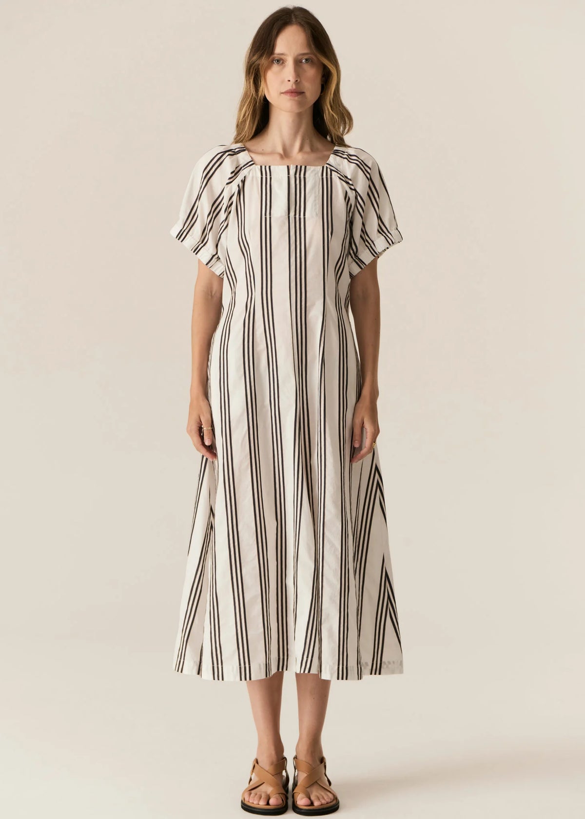 Pol Parc Dress - Ink Stripe