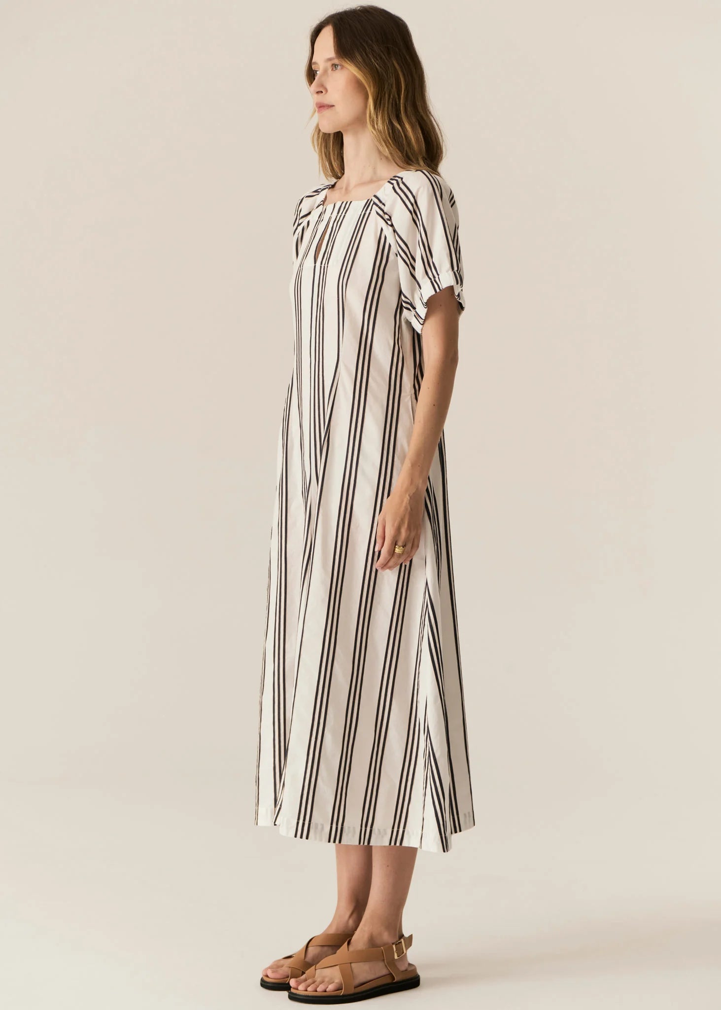 Parc Dress - Ink Stripe