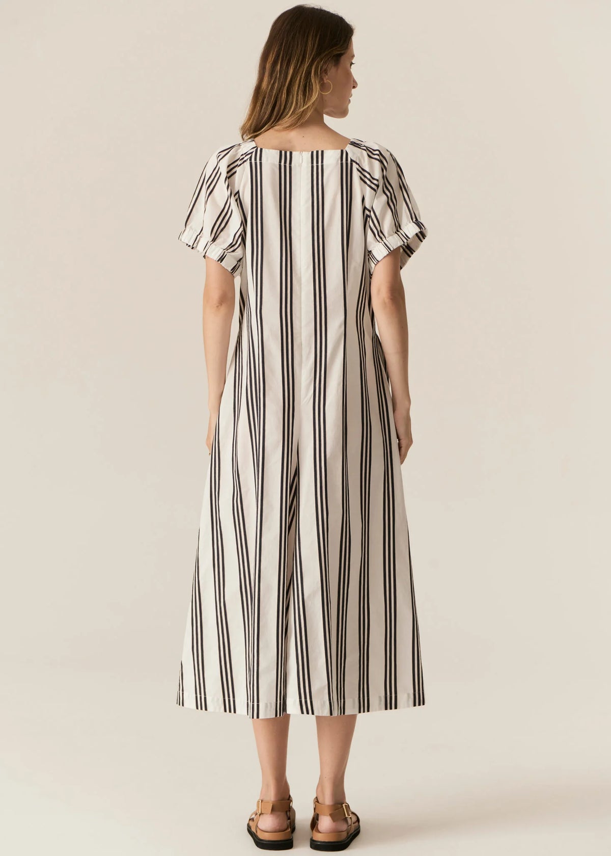 Pol Parc Dress - Ink Stripe