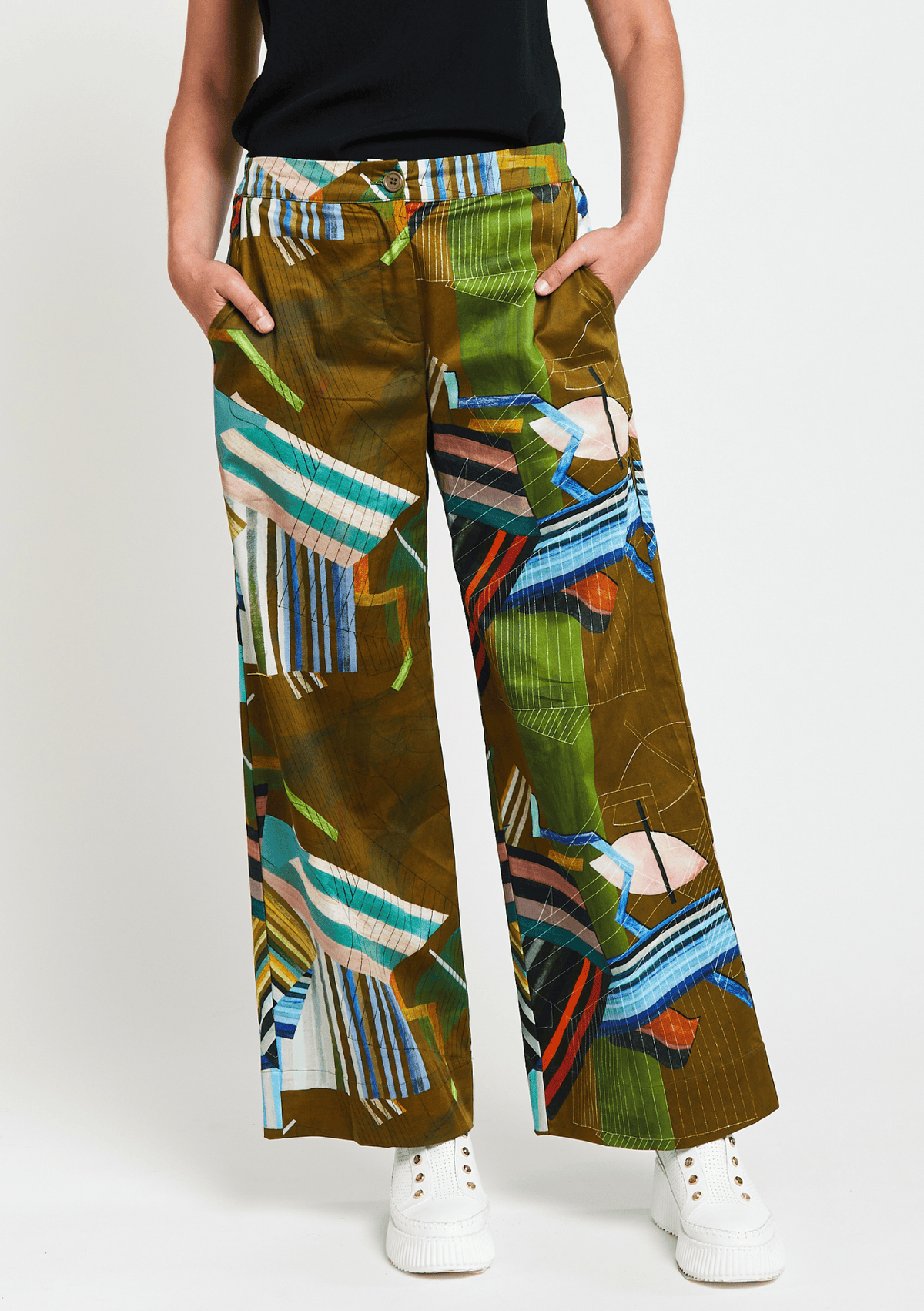 Obi Picasso Boyfriend Pant - Multi