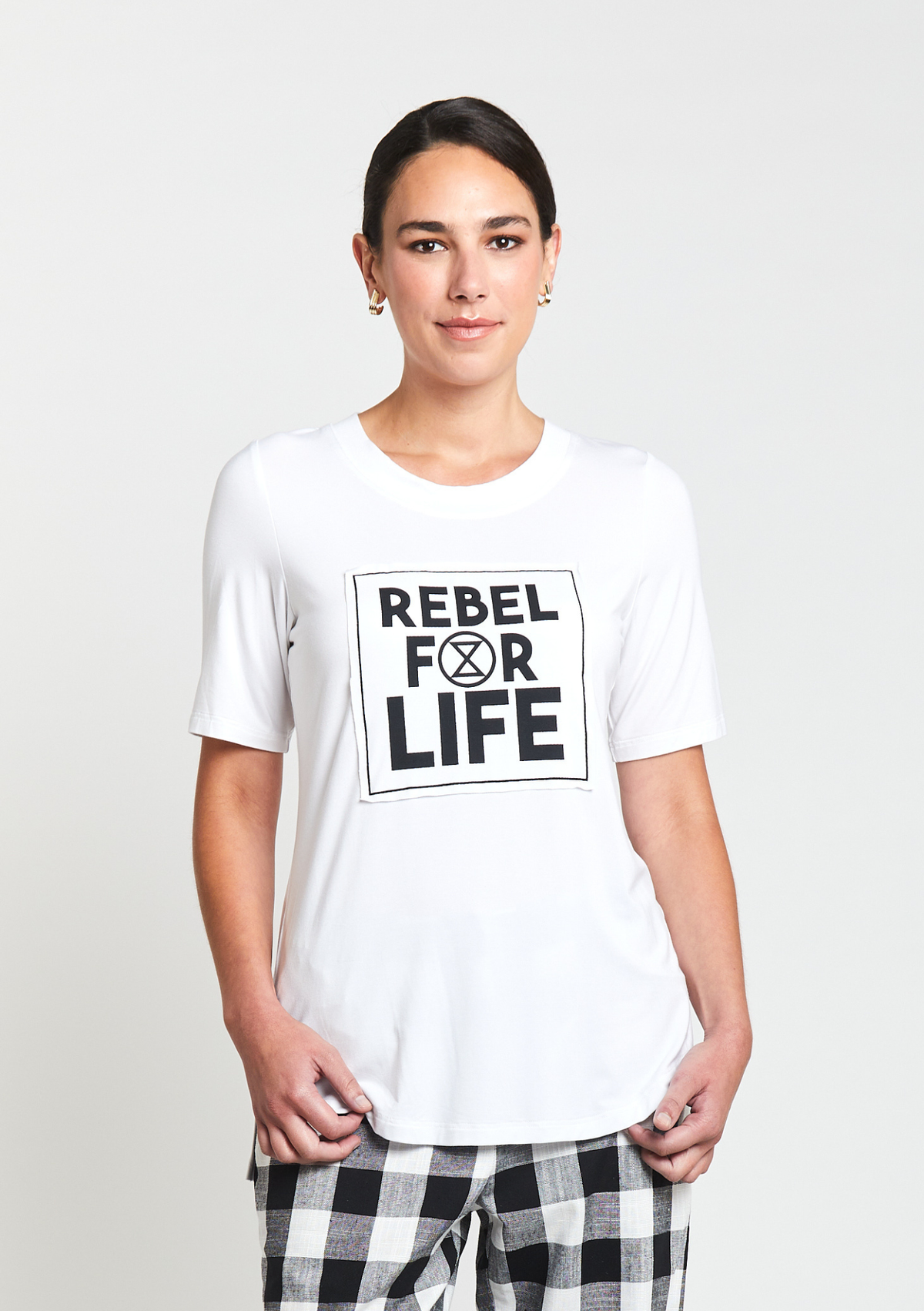 Obi CLEARANCE Rebel For Life Tee - White