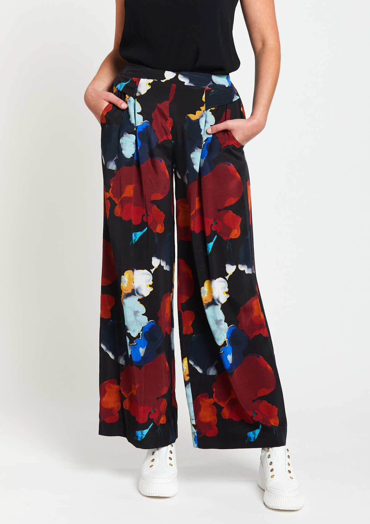 Obi CLEARANCE Rive Gauche Pleat Palazzo Pant - Rive Gauche