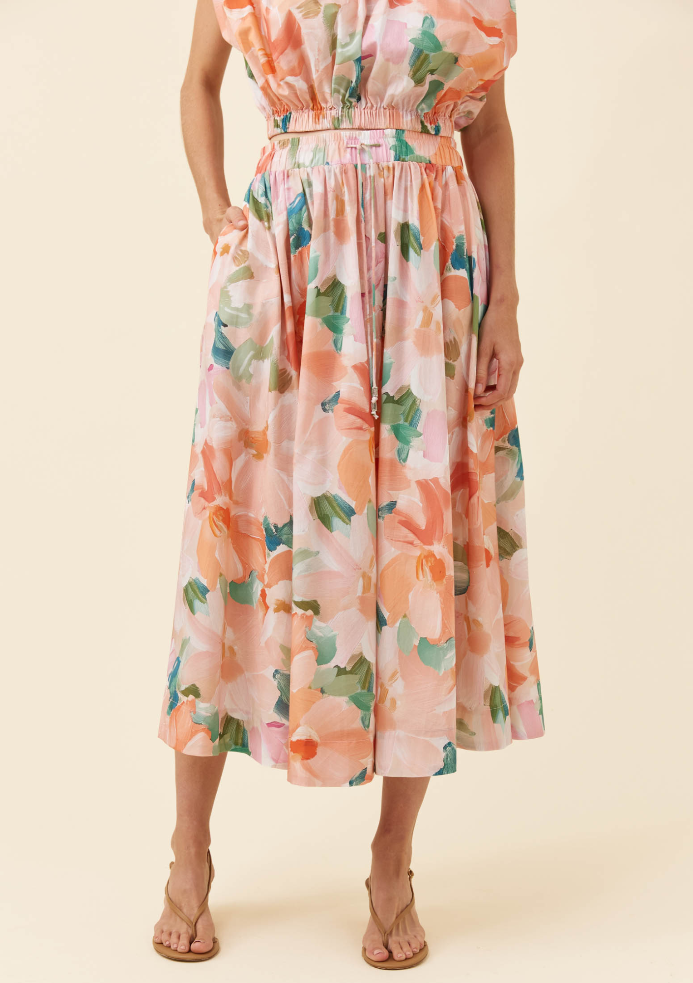 Rosa Maxi Skirt - Floral