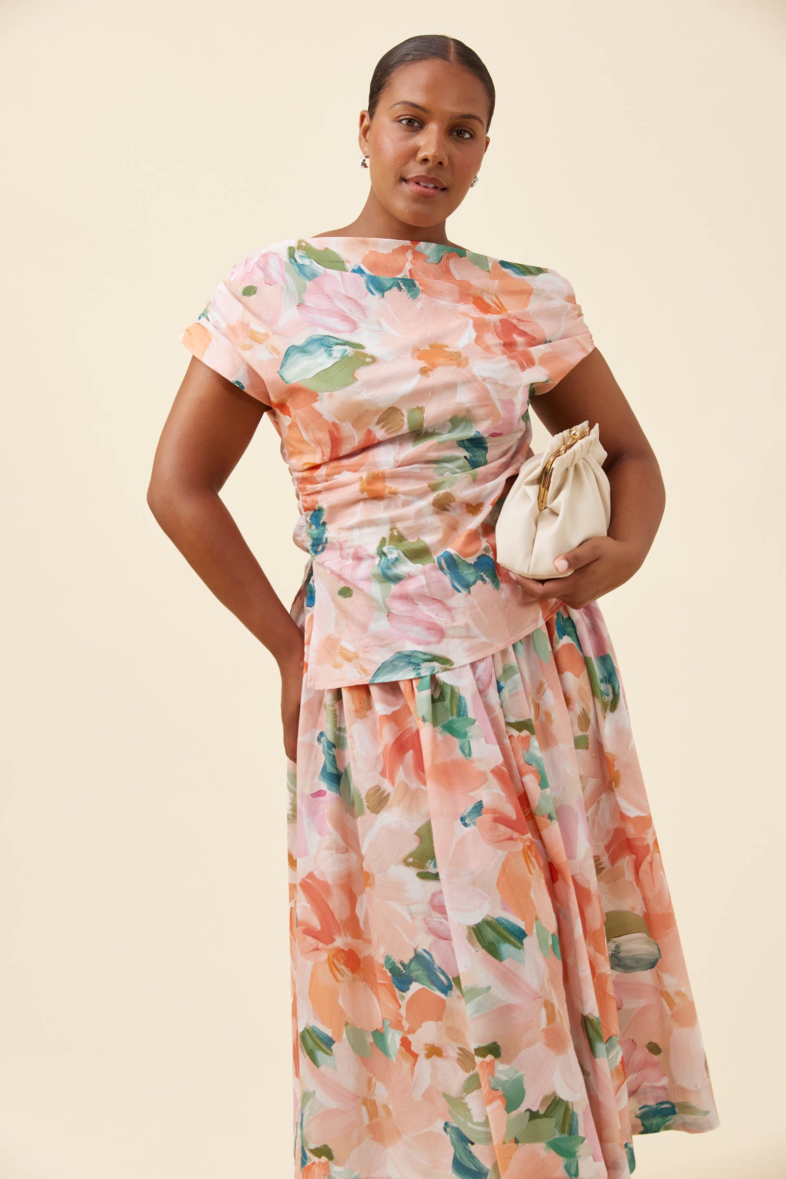 Rosa Maxi Skirt - Floral