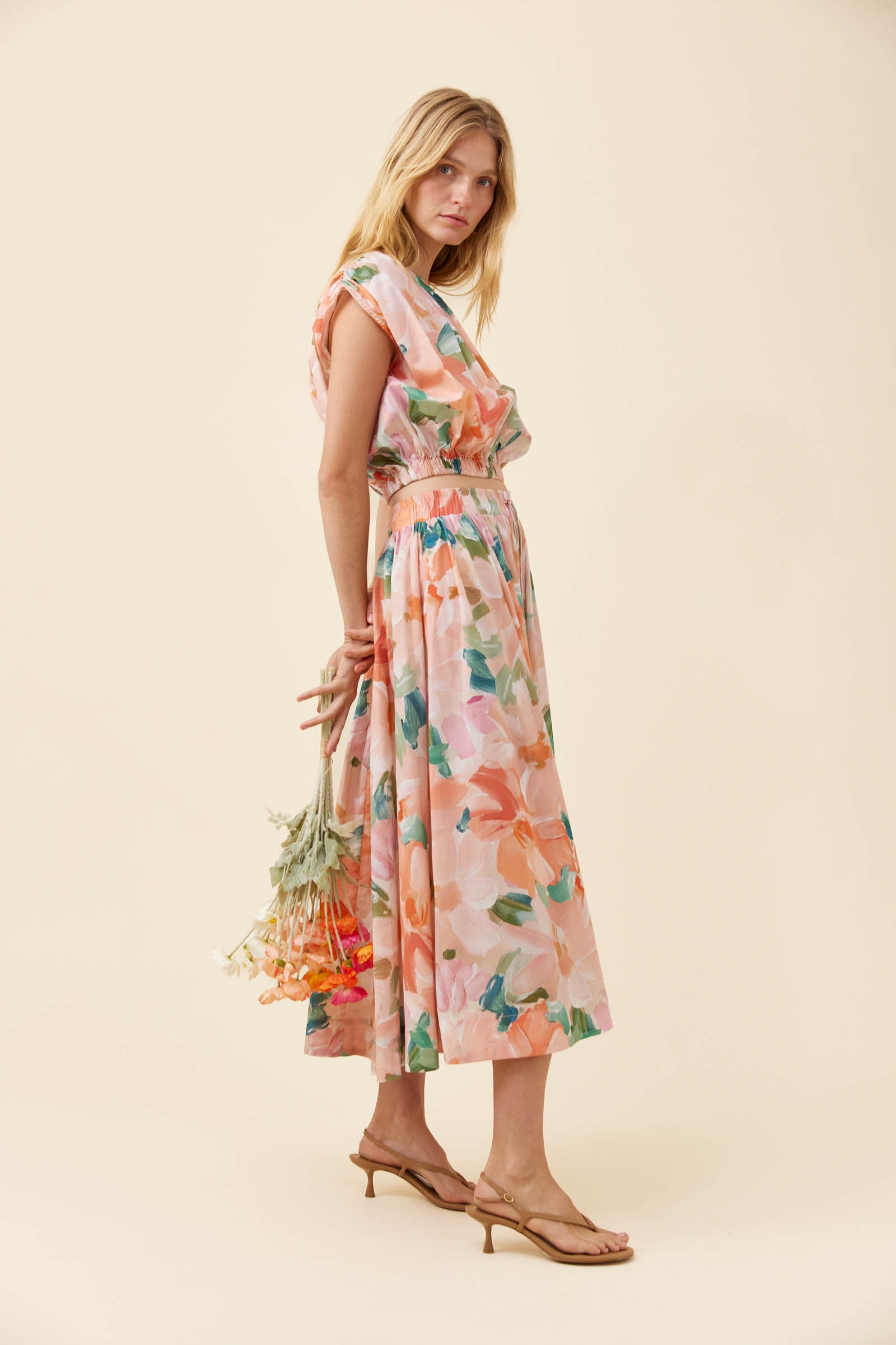 Rosa Maxi Skirt - Floral