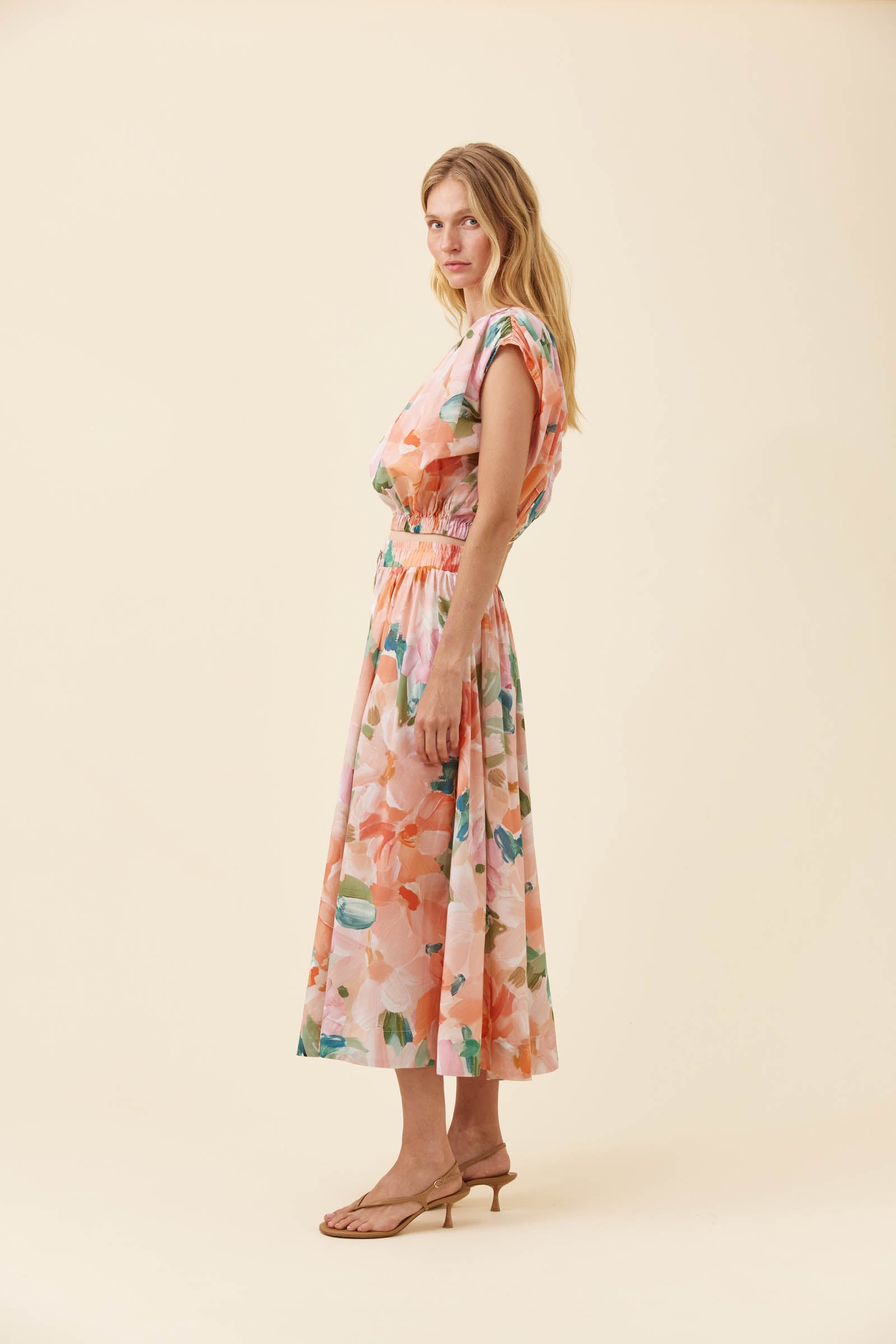 Rosa Maxi Skirt - Floral