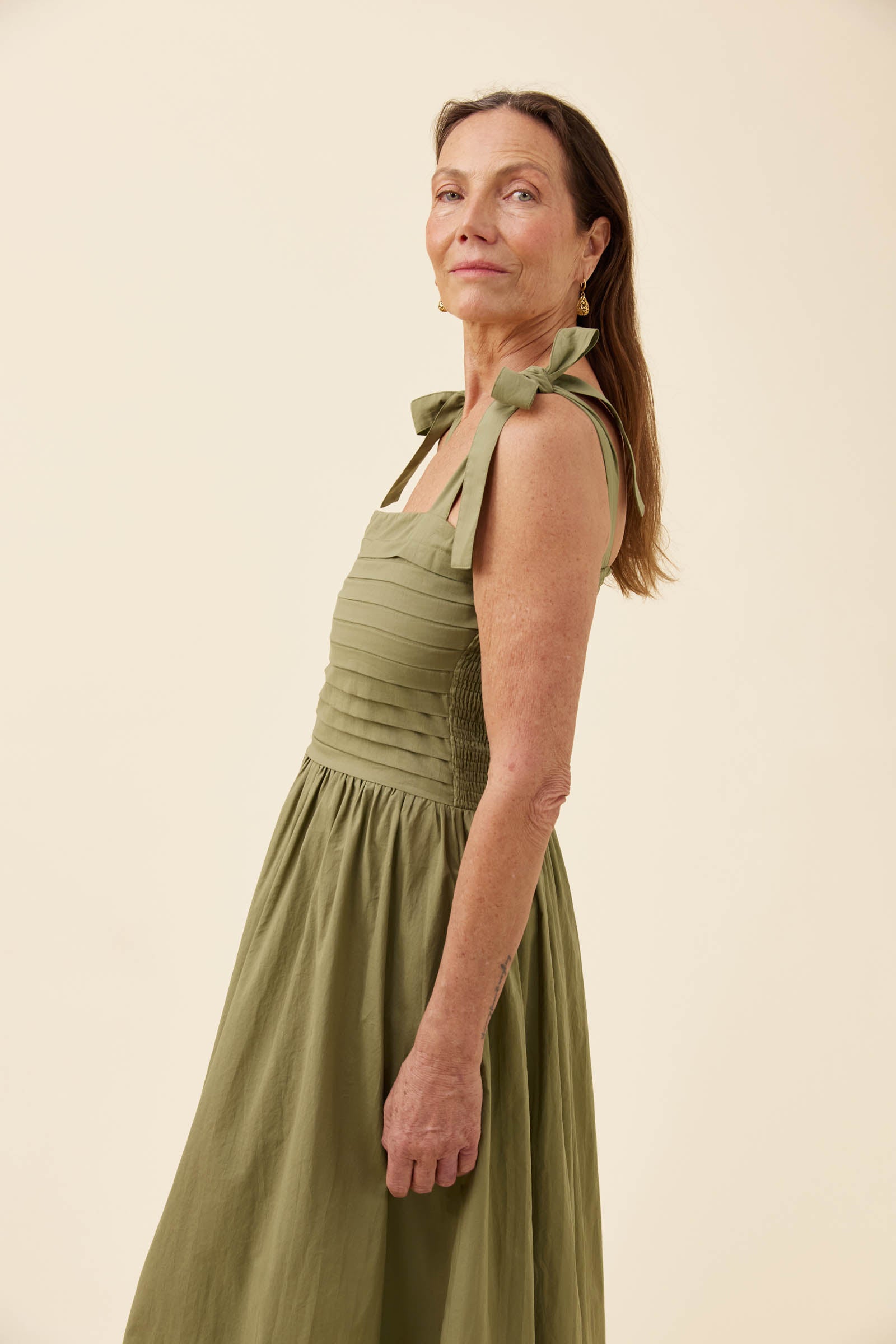 Rosa Tank Dress - Sage