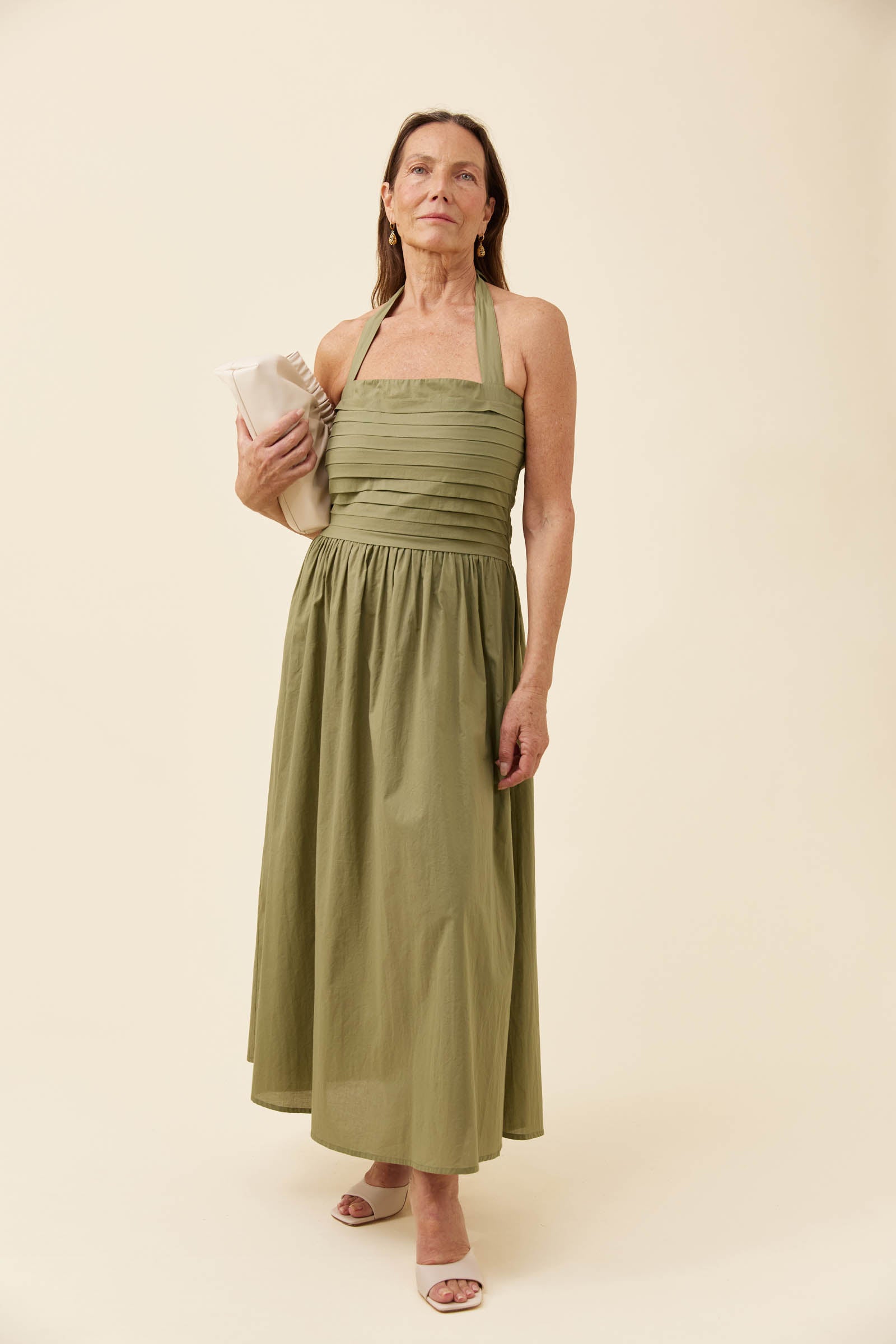 Rosa Tank Dress - Sage