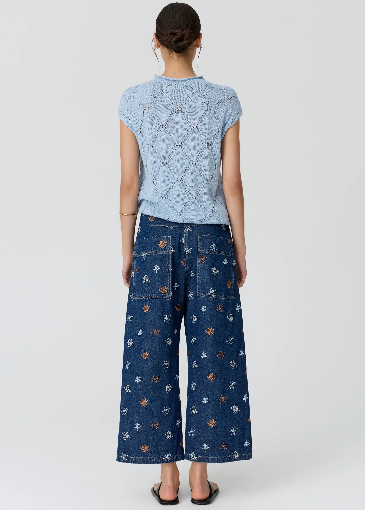 Rosin Cable Knit - Blue