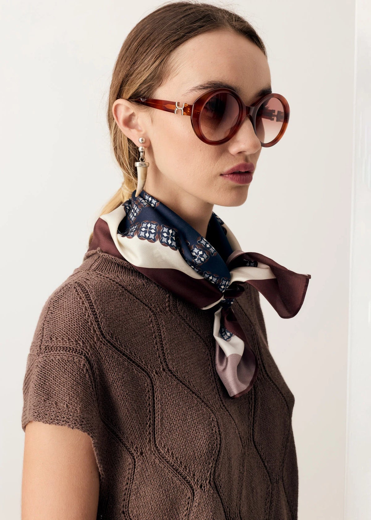 Pol Rosin Cable Knit - Choc