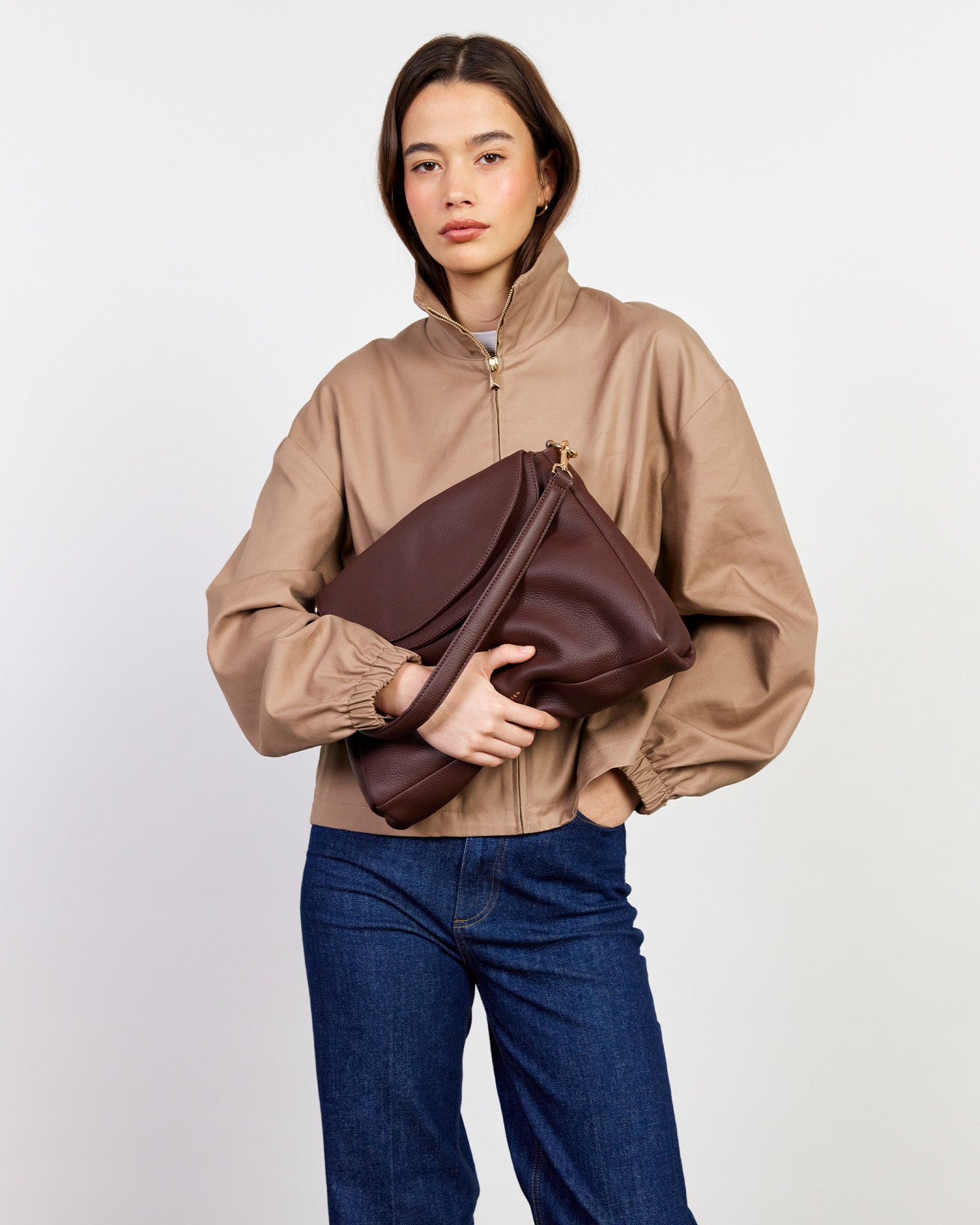 Becks Crossbody Bag - Espresso Luxe