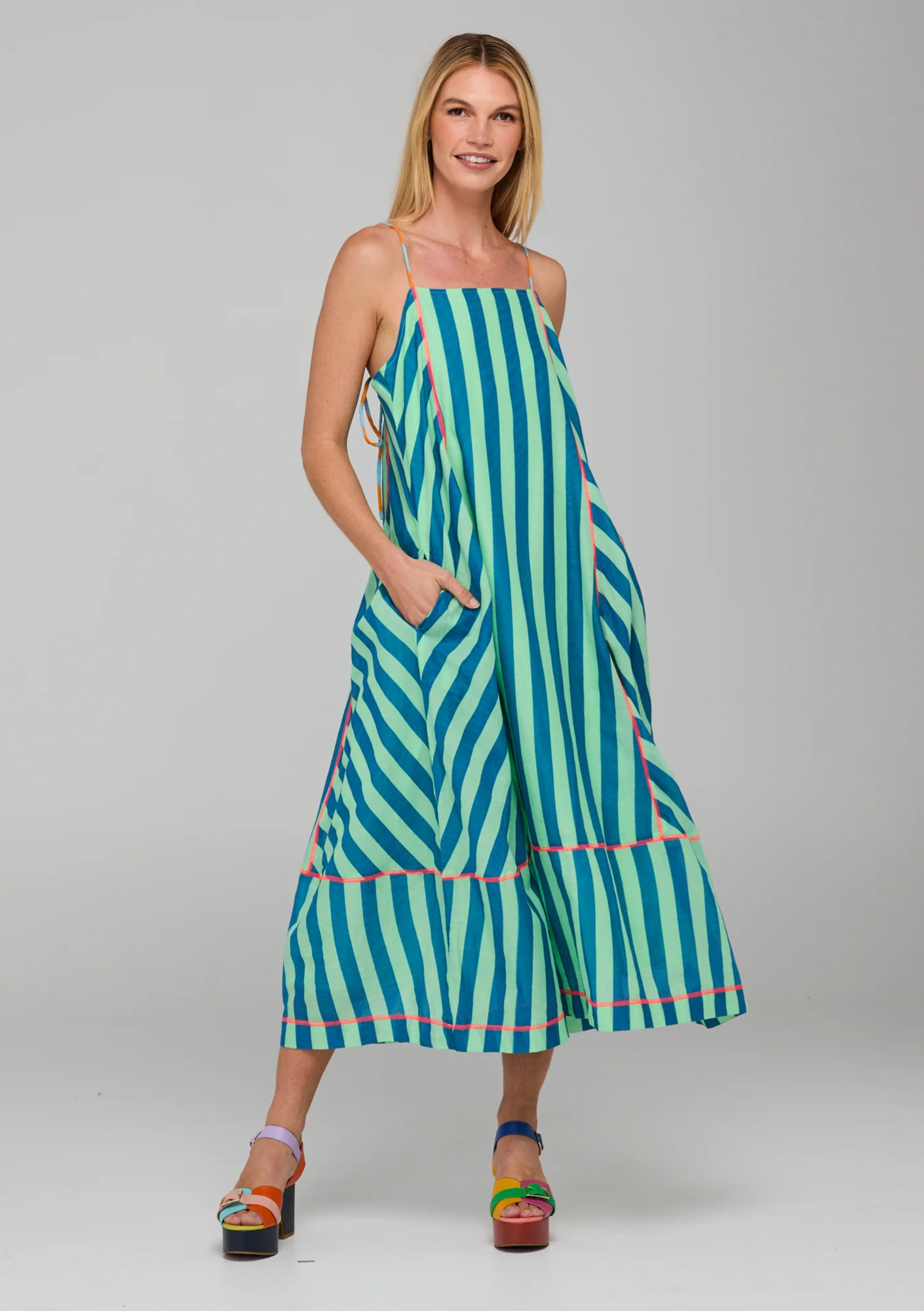 Sami Dress - Capri Green