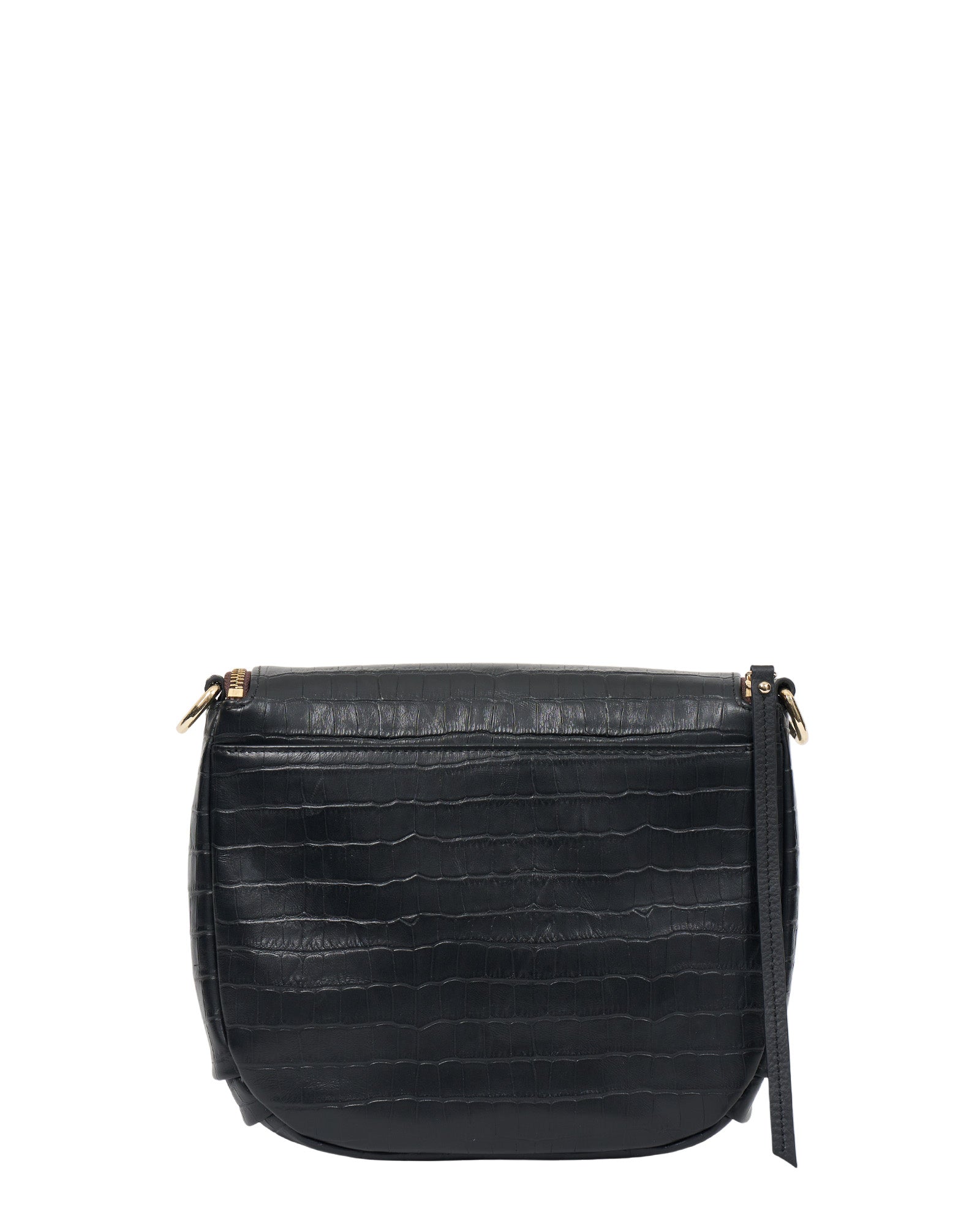 Fifi Crossbody Bag - Black Croc