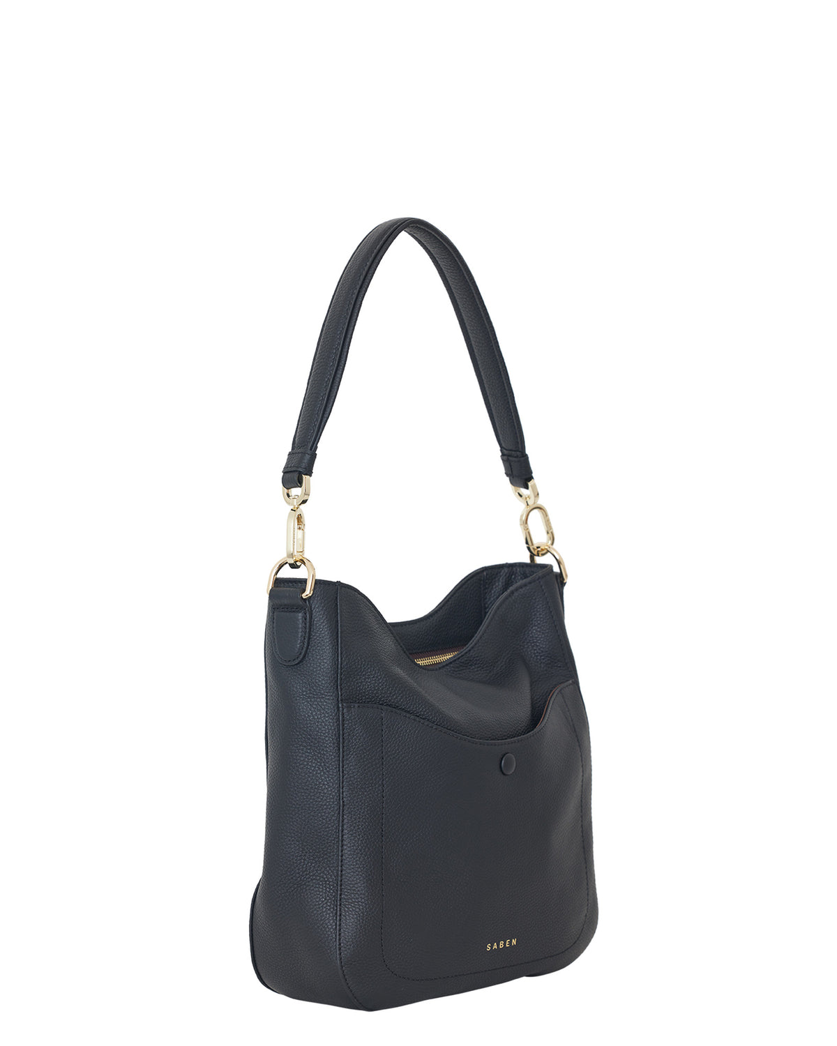 Saben Rebe Shoulder Bag - Black Luxe
