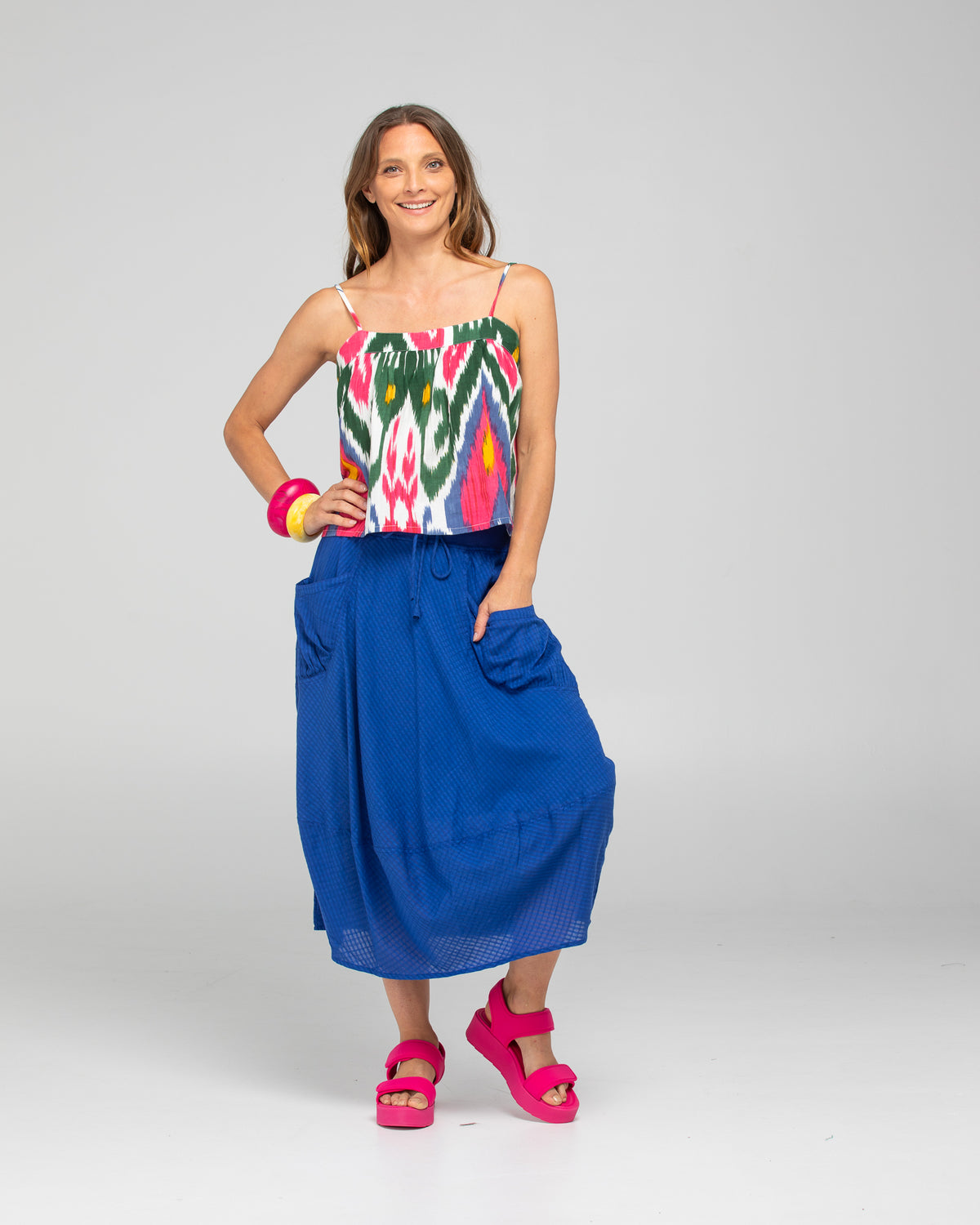 Boom Shankar CLEARANCE Sami Singlet - Chianti