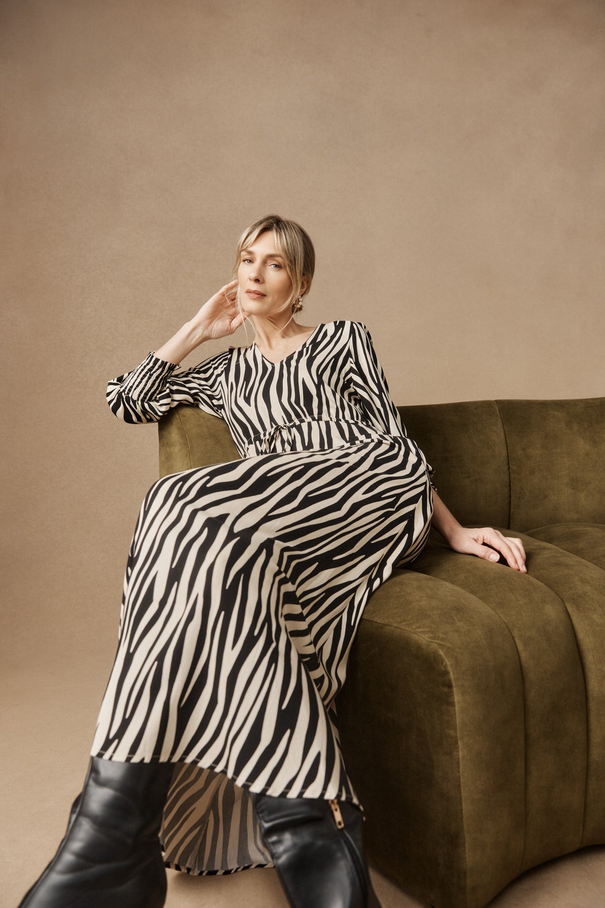 Eb + Ive San Maxi Dress - Savanna
