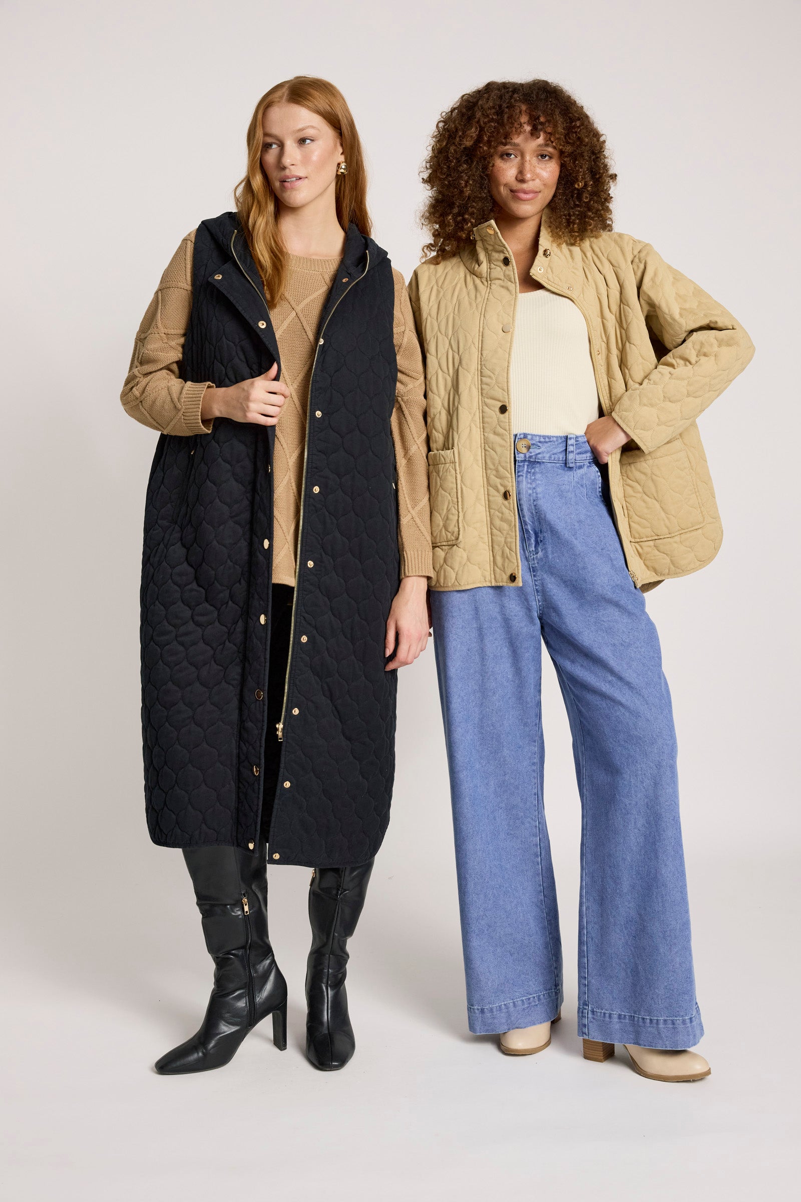 Sansi Quilted Jacket - Dune