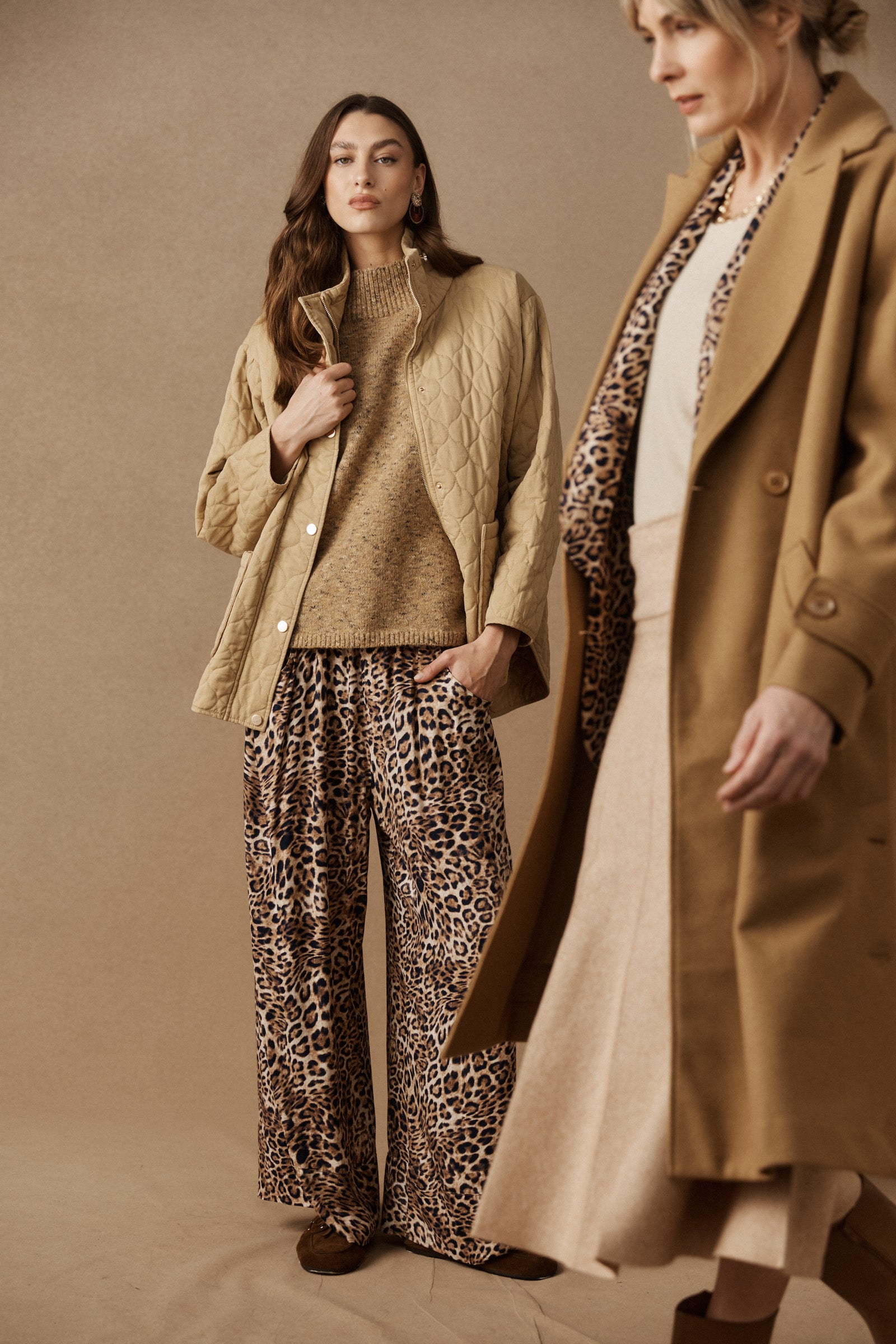 Sansi Quilted Jacket - Dune