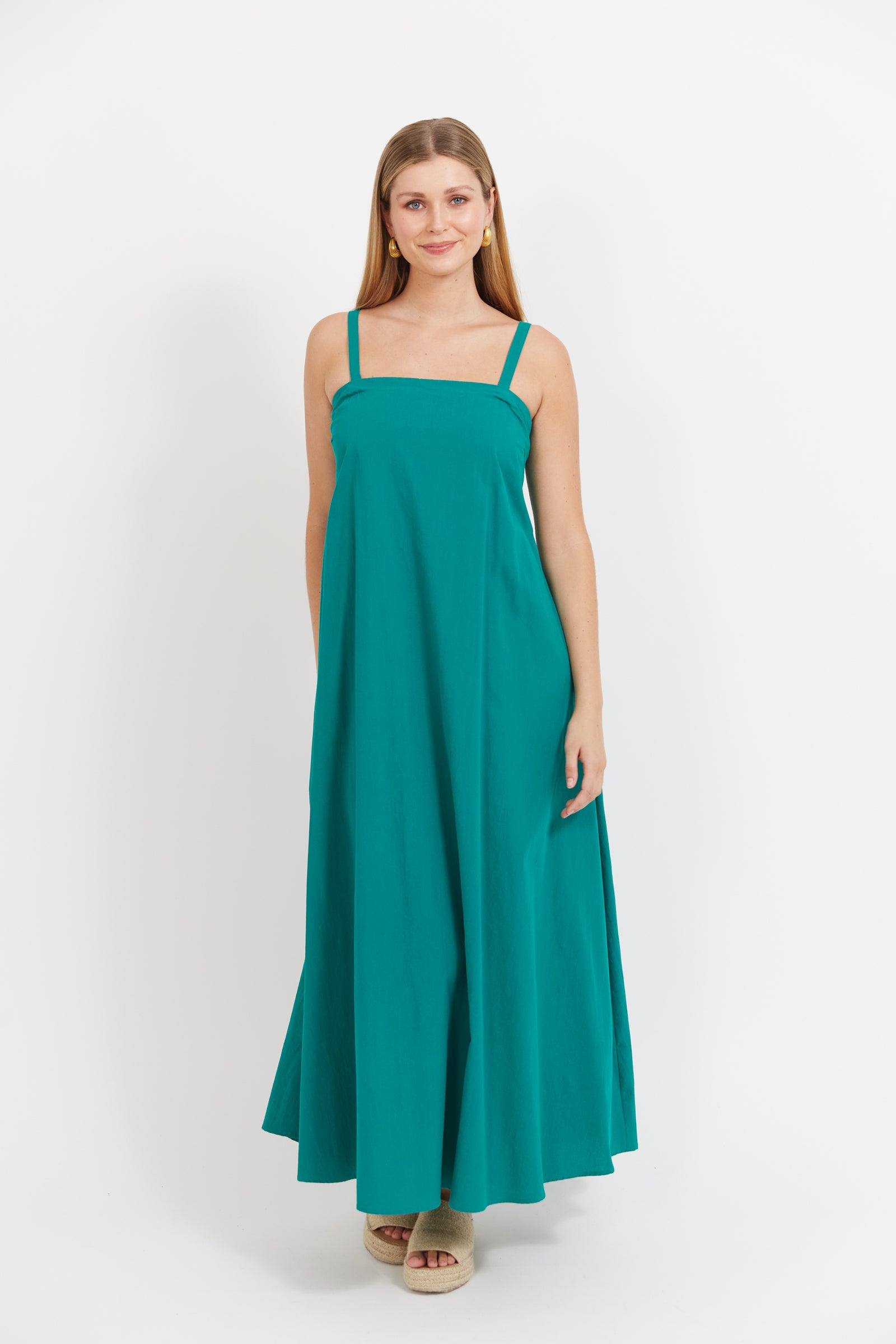 Santos Convertible Tank Maxi Dress - Tide