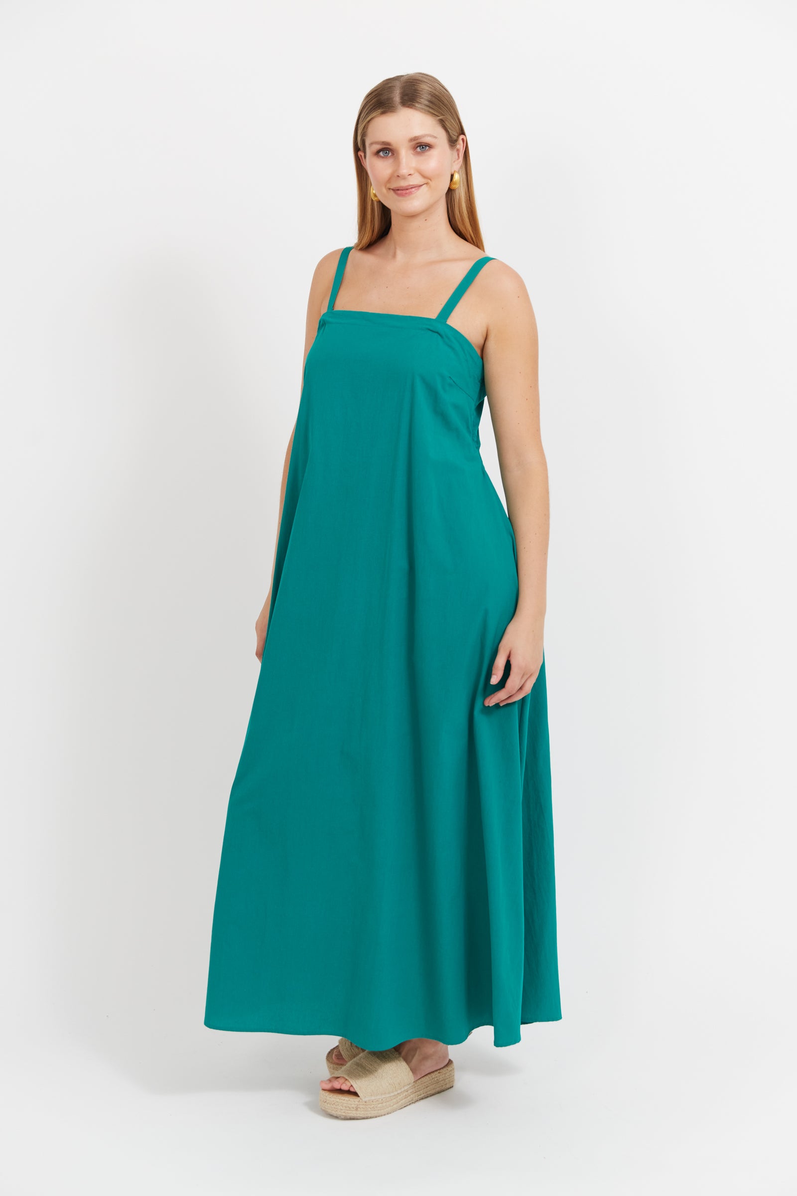 Santos Convertible Tank Maxi Dress - Tide