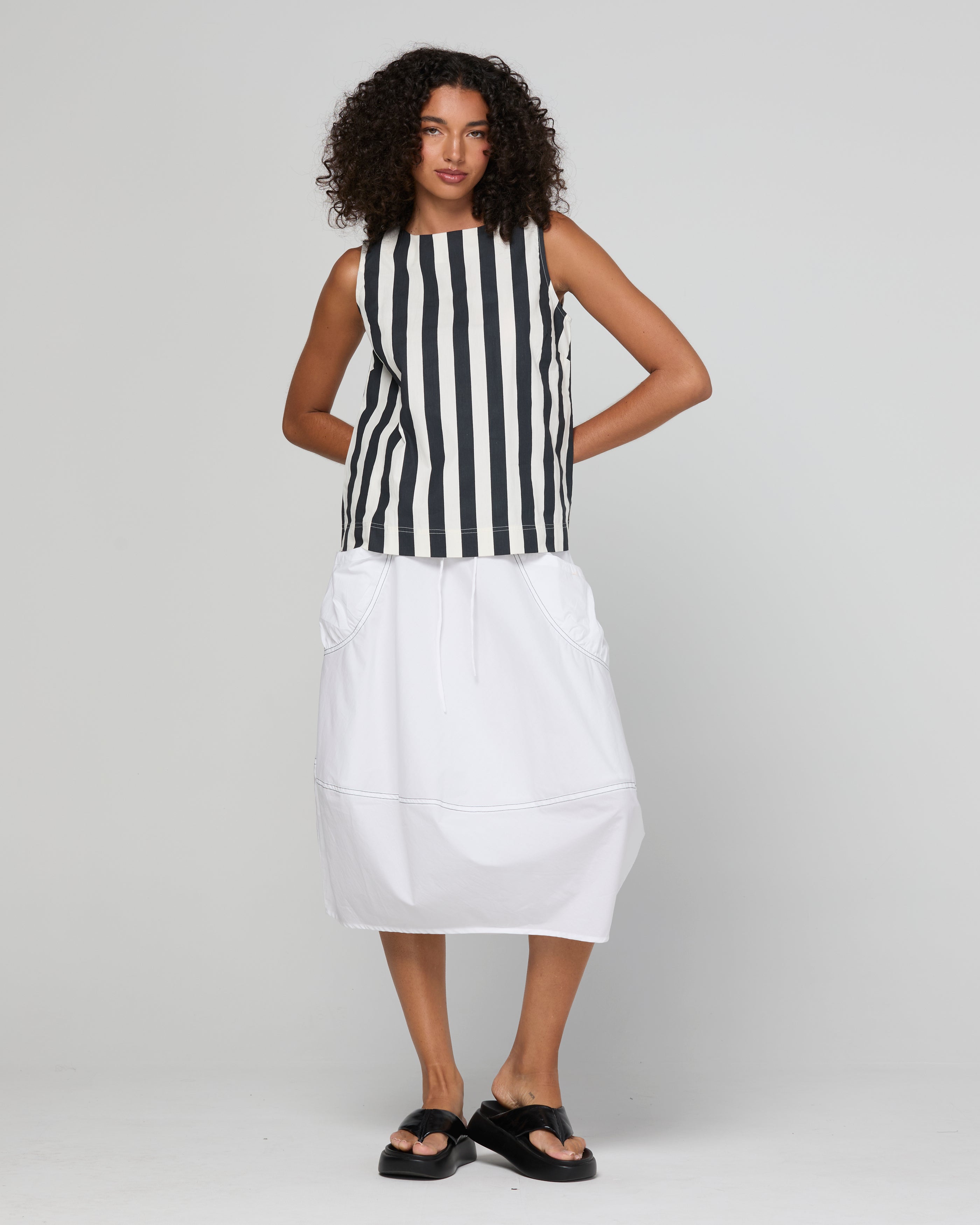 Shiro Top - Mono Stripe COMING SOON