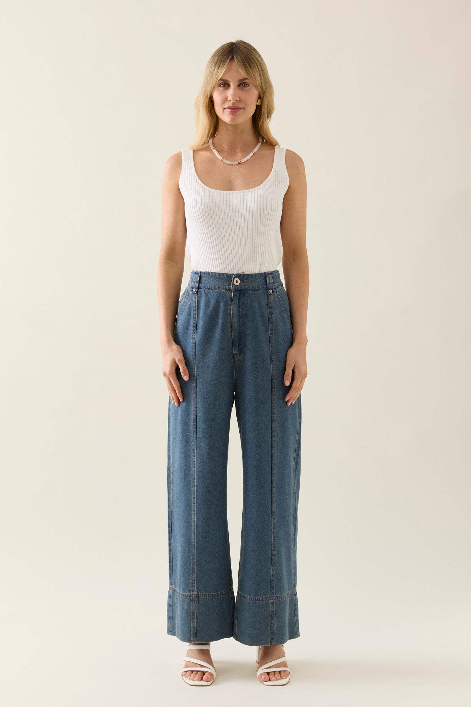 Sofie Denim Pants - Drift