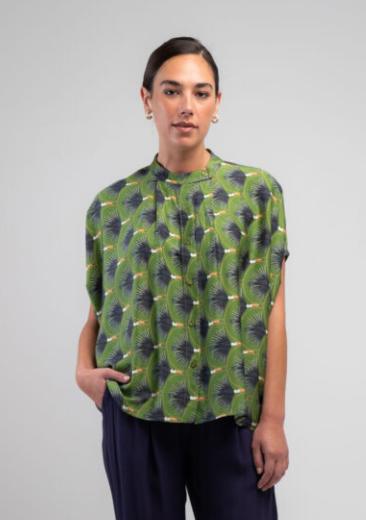 Toucan Drape Shirt - Multi