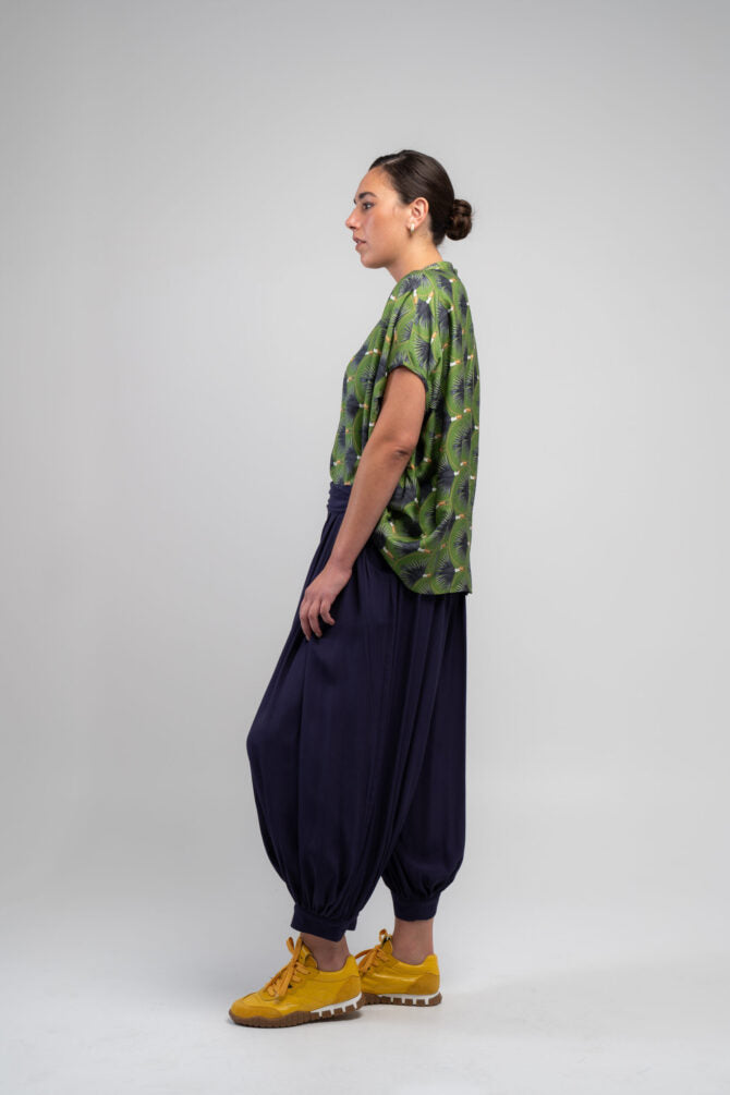 Toucan Drape Shirt - Multi