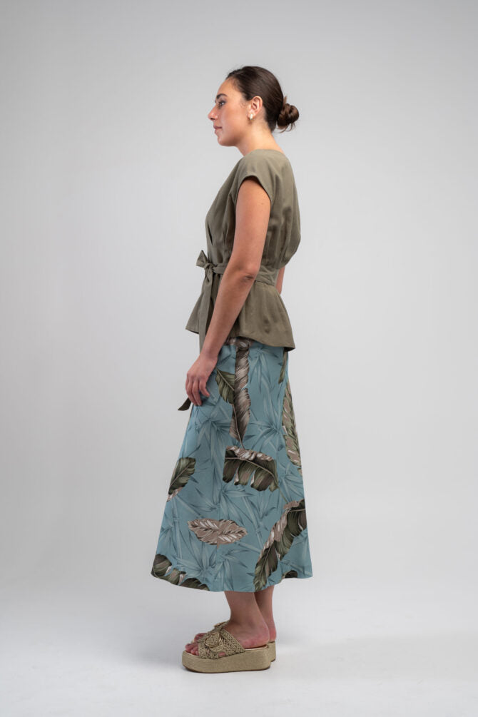 Tussie Mussie Tuck Top - Khaki