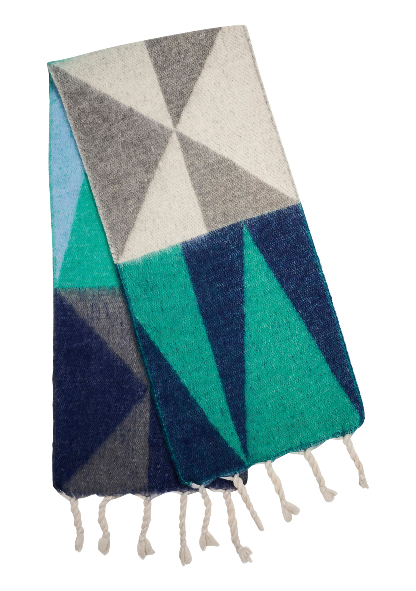 Valenza Triangle Scarf - Navy