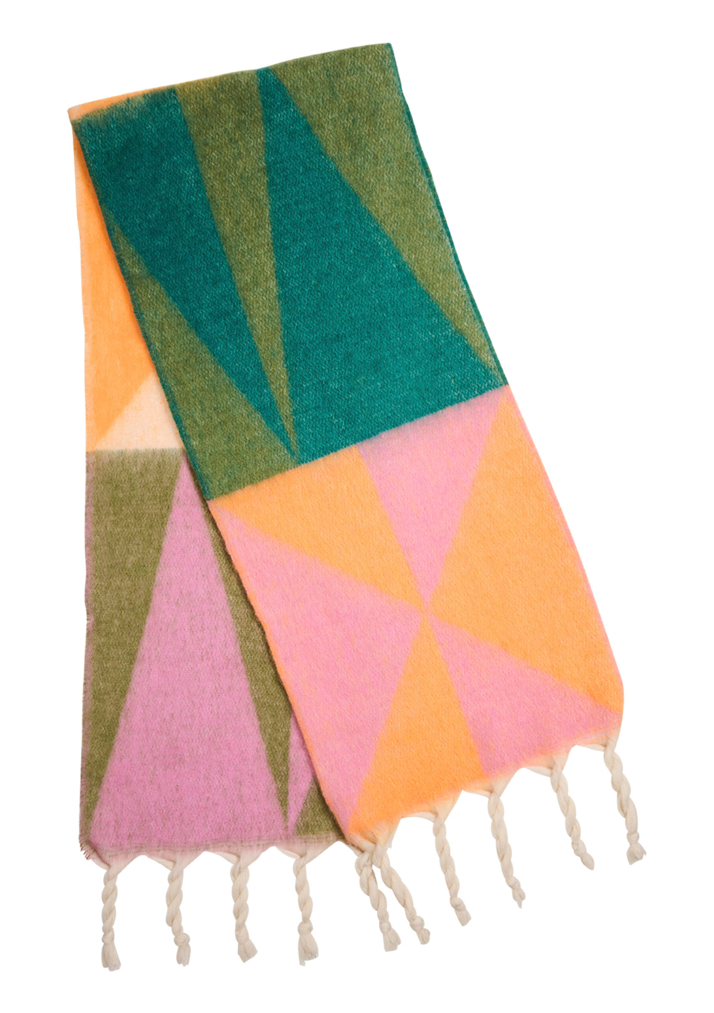 Valenza Triangle Scarf - Orange