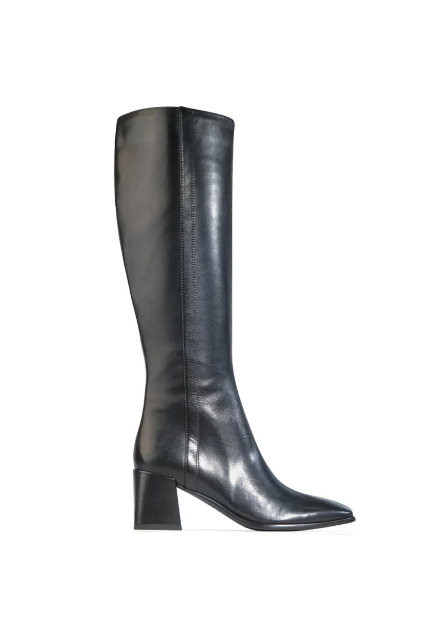 Verina Knee High Boot - Black
