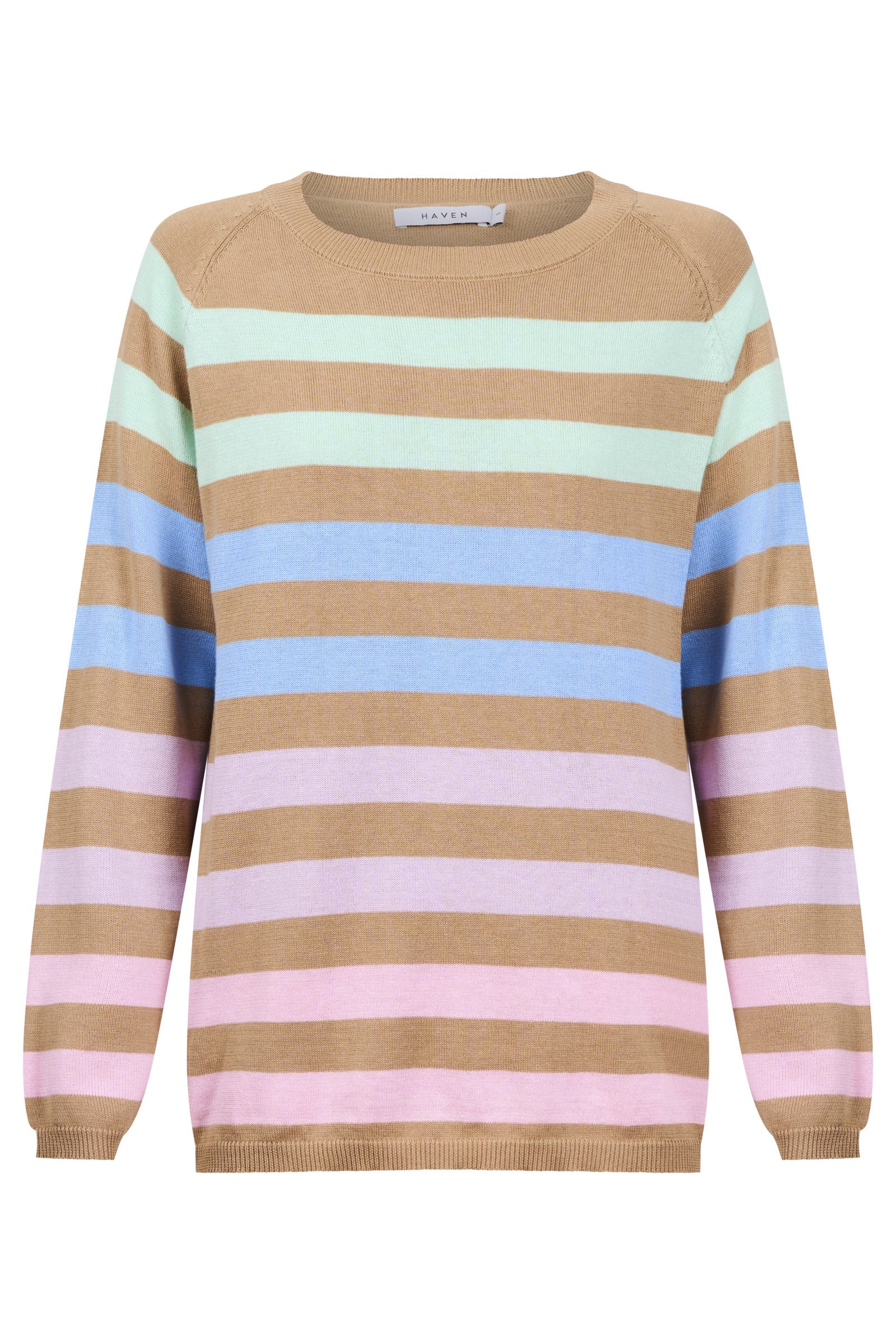 Vermont Stripe Jumper - Tan