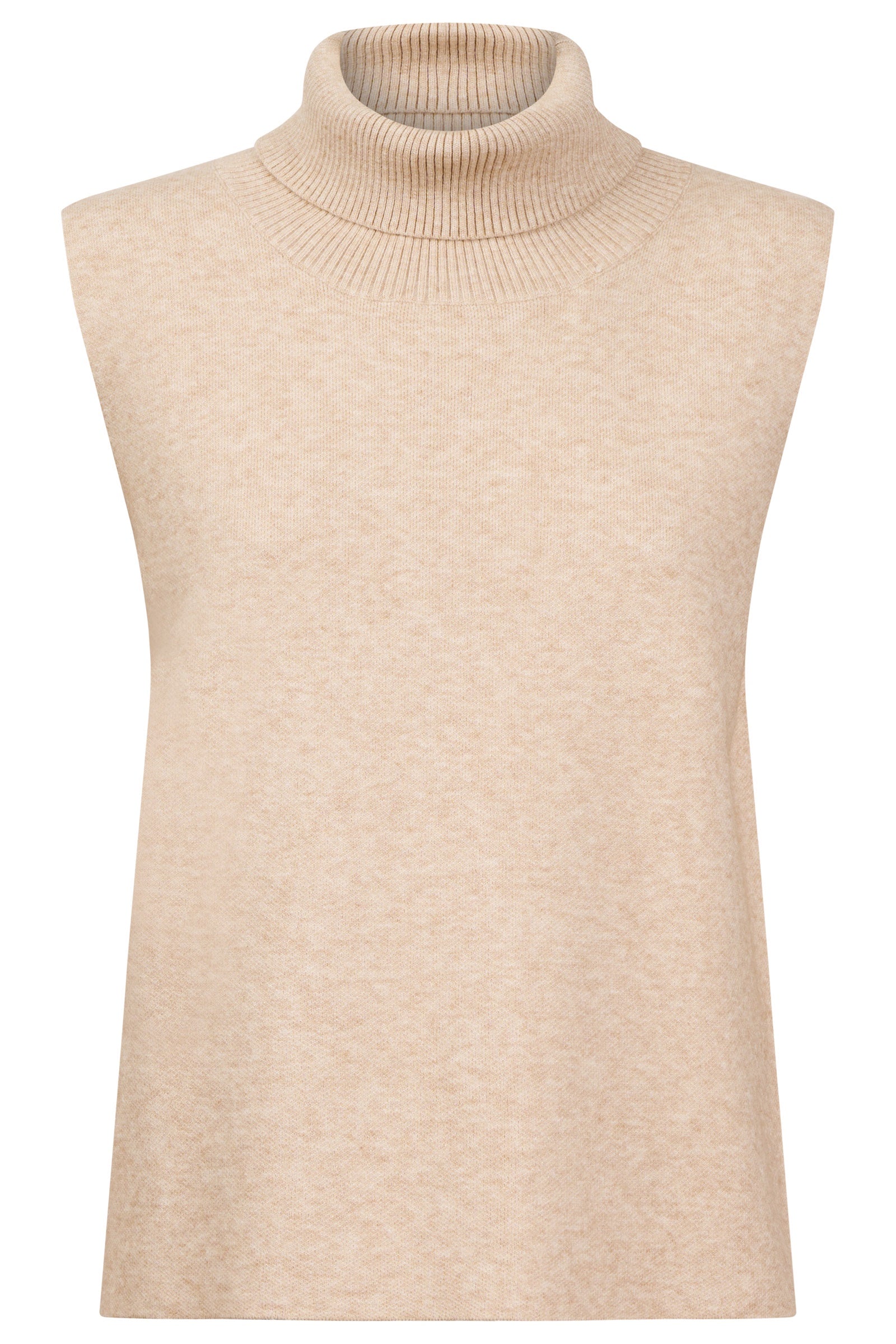 Zala Knit Vest - Bisque