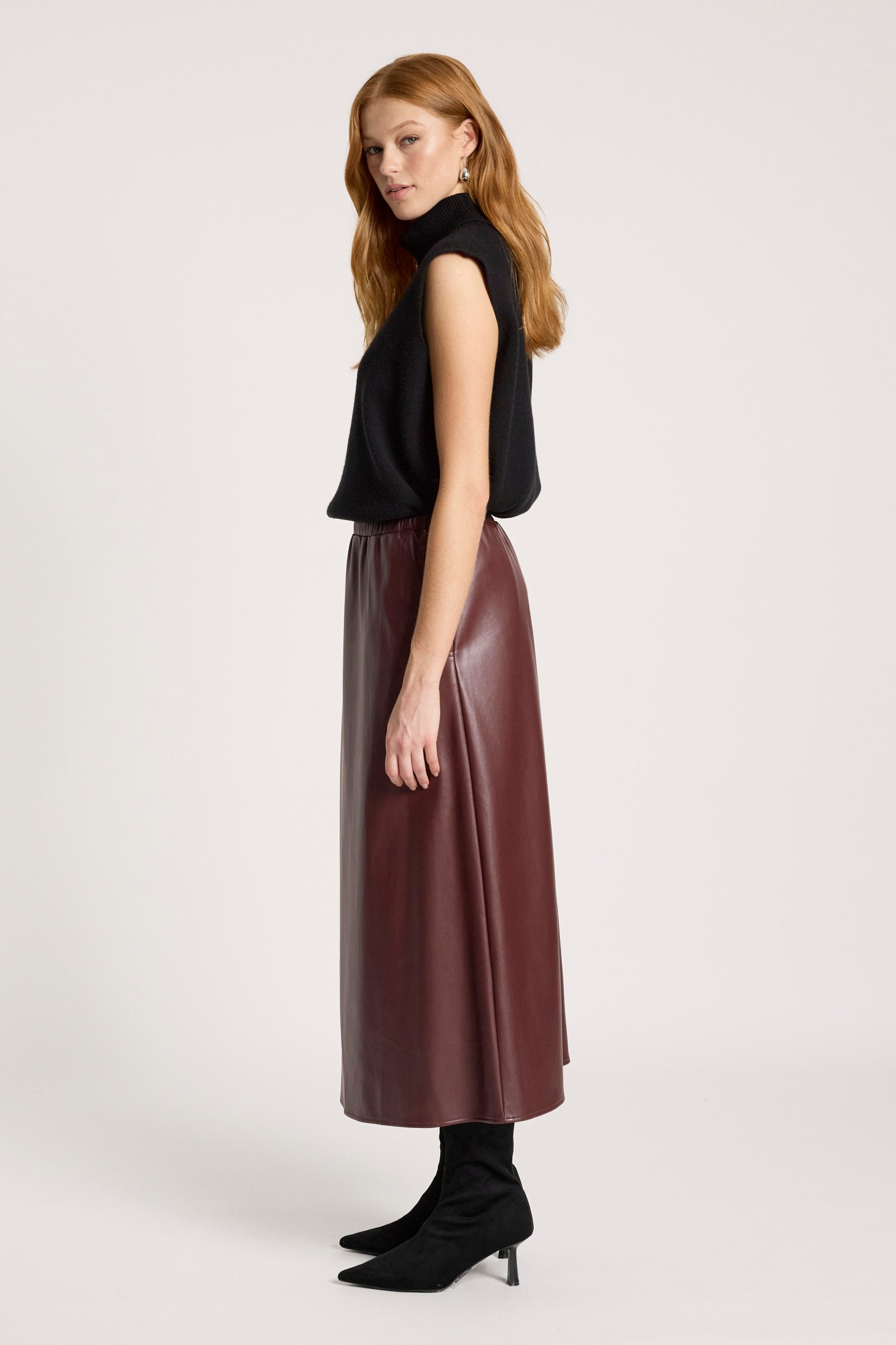 Zala Knit Vest - Black