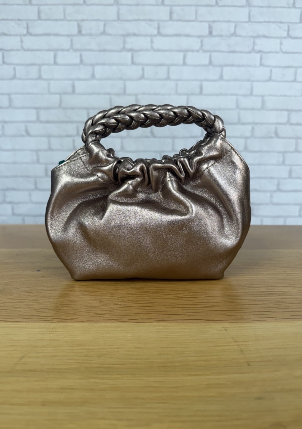 ZAmeli Leather Bag - Light Metal Mumm