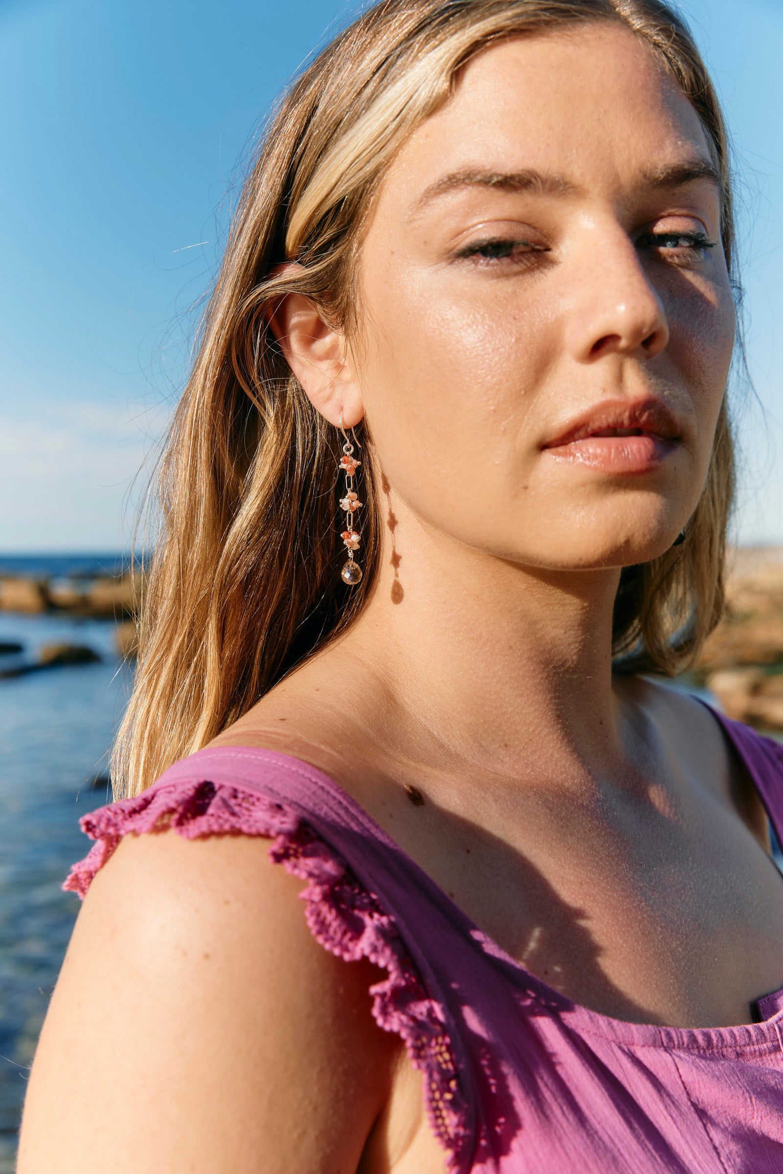 Adele Earring - Pink