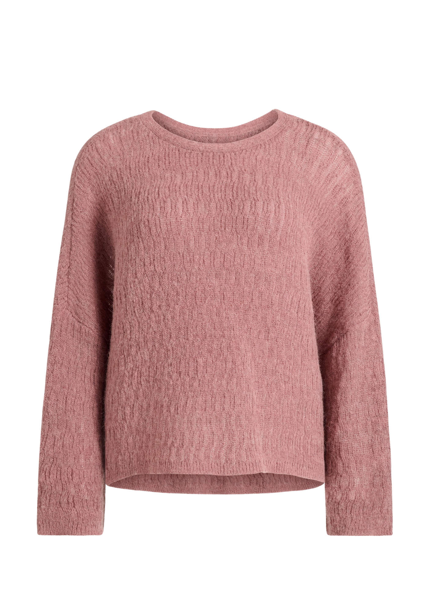 Agna Pattern Sweater - Rosewood