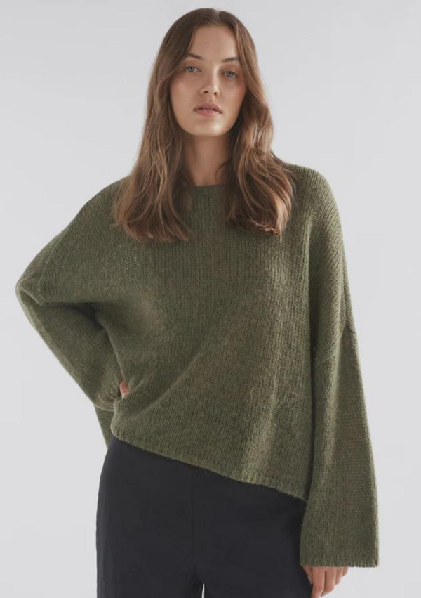 Agna Sweater - Dark Olive