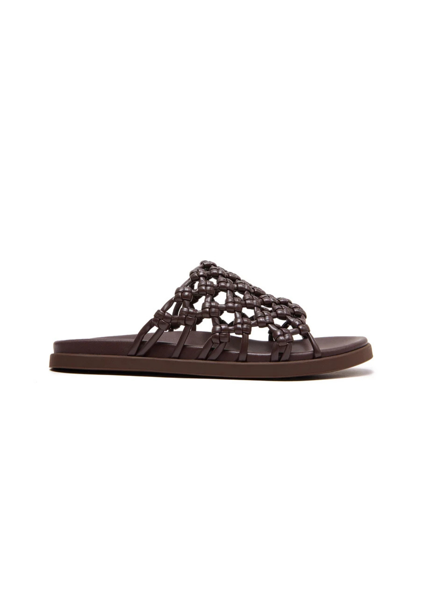 Amalfi Slides - Dark Brown Knot