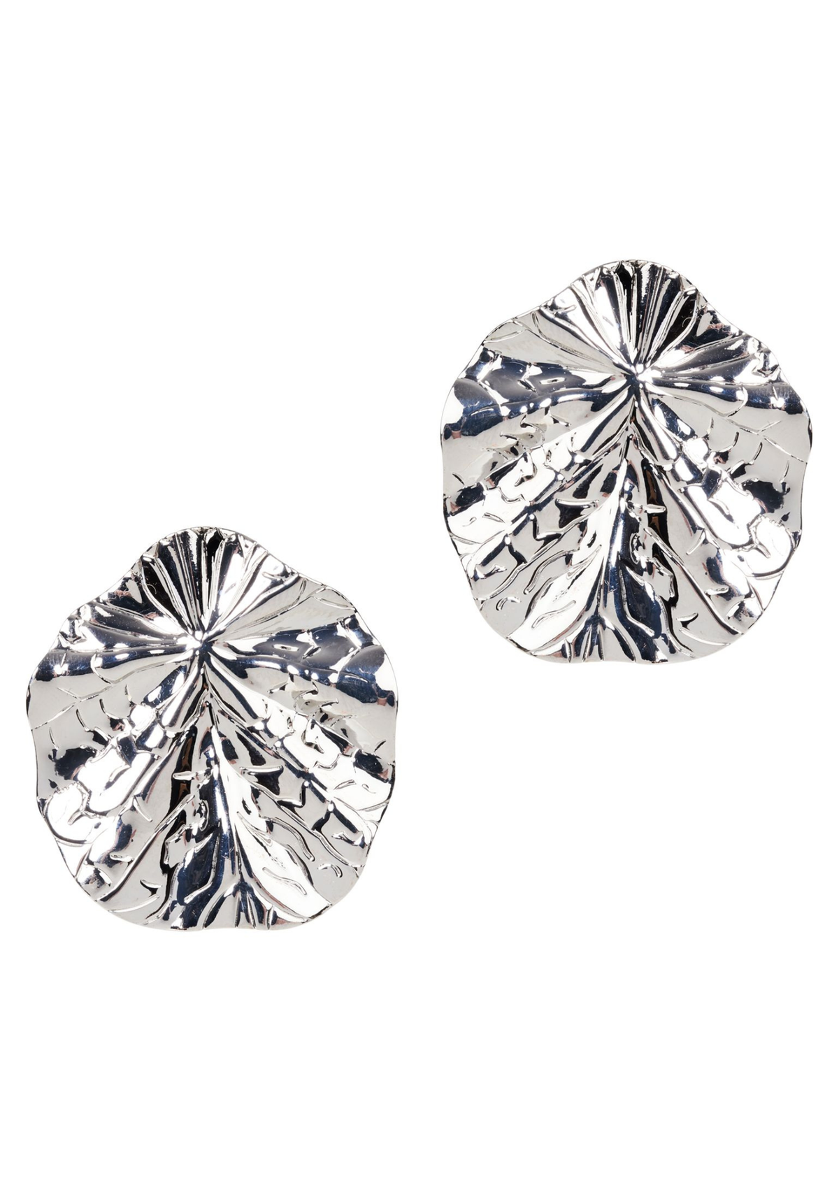 Eb + Ive Aman Fan Earring - Silver
